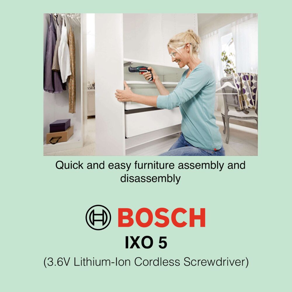 Bosch IXO 5 - Quick and Easy Furniture Assembly