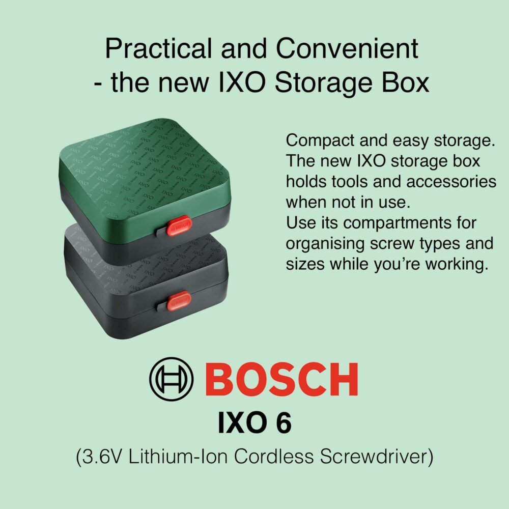 Bosch IXO 6 - 3.6V Cordless Screwdriver