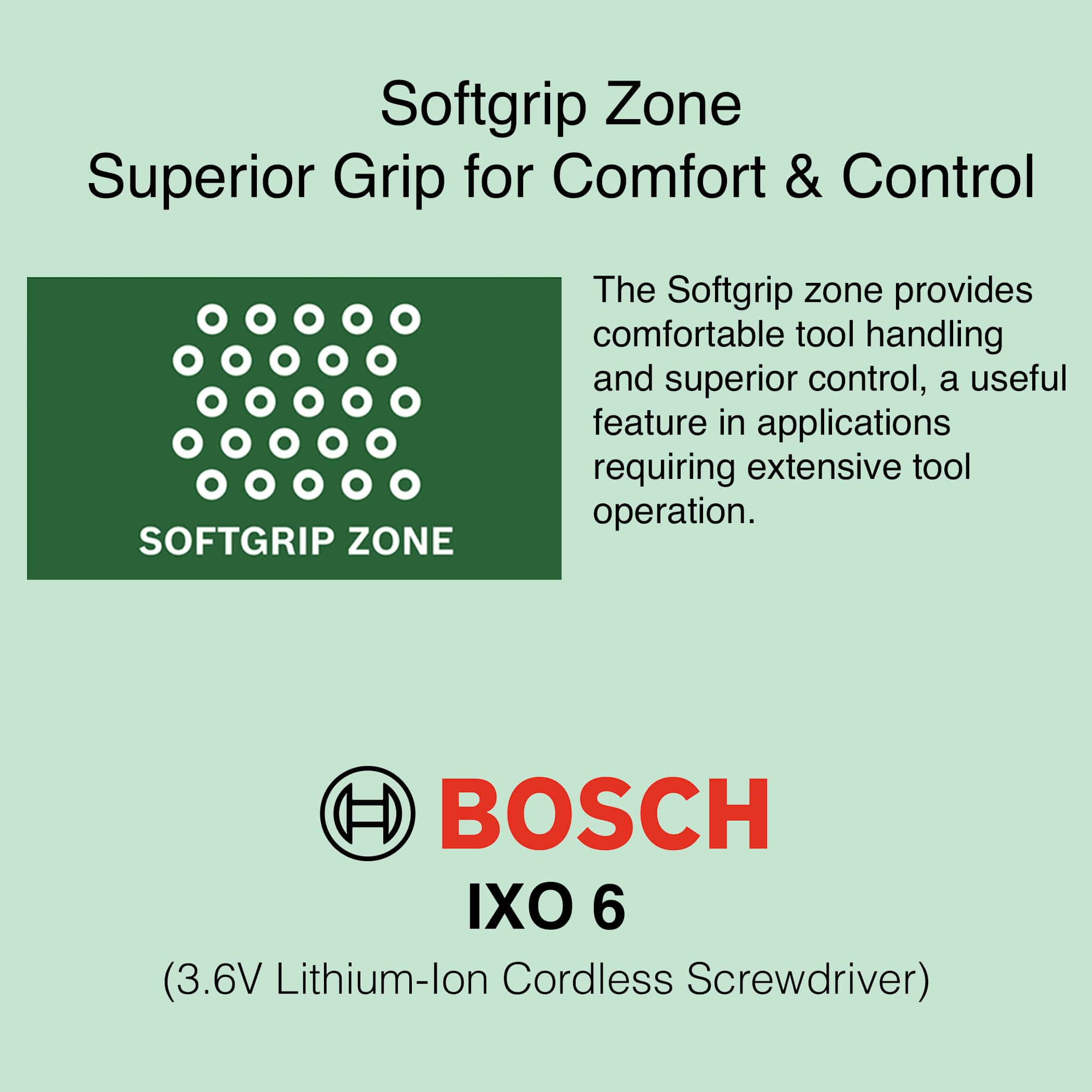 Bosch IXO 6 - 3.6V Cordless Screwdriver