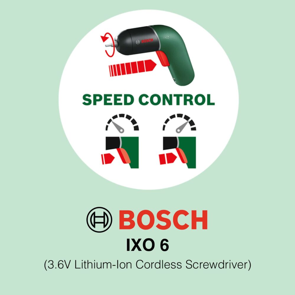 Bosch IXO 6 - 3.6V Cordless Screwdriver