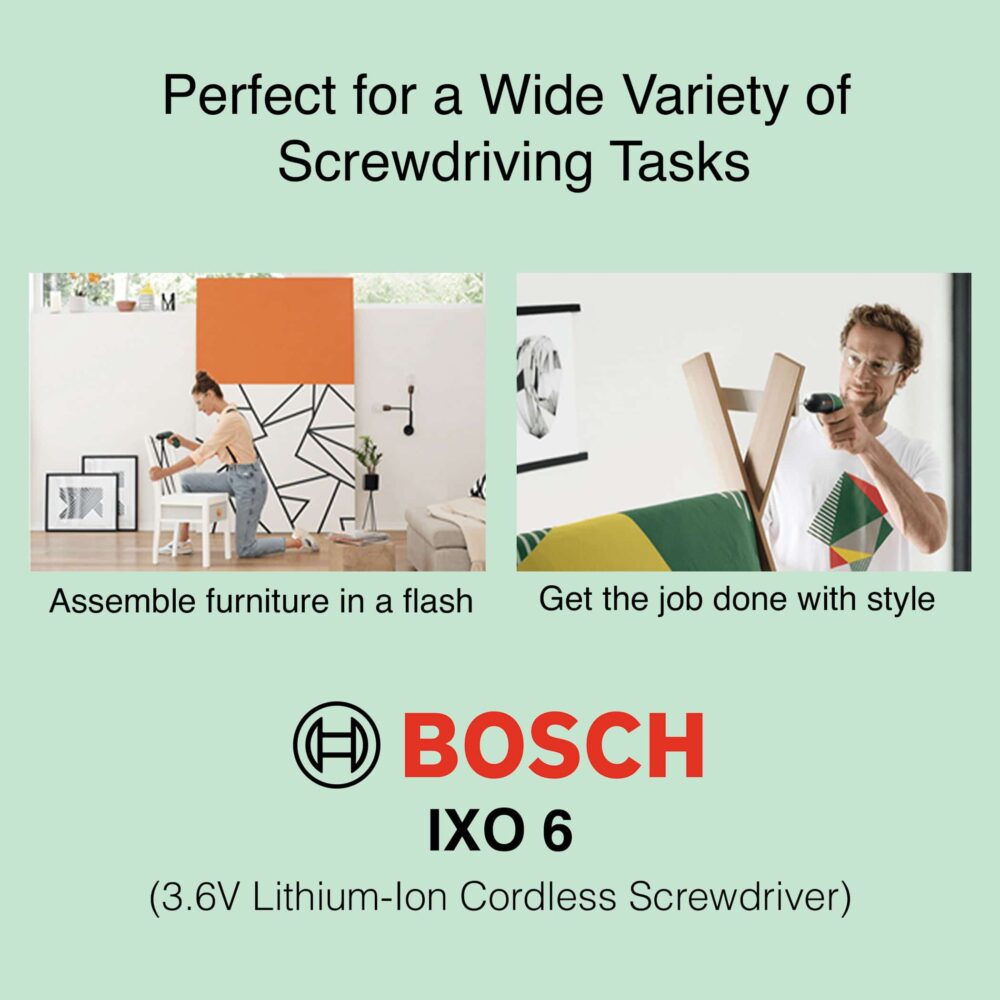 Bosch IXO 6 - 3.6V Cordless Screwdriver