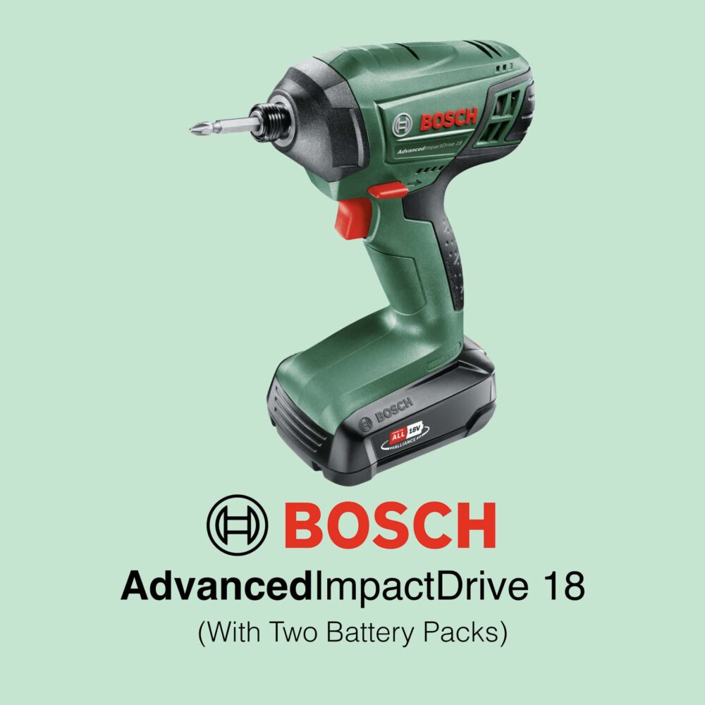 AdvancedImpactDrive 18 - 18V Cordless Impact Wrench - With two Battery Packs