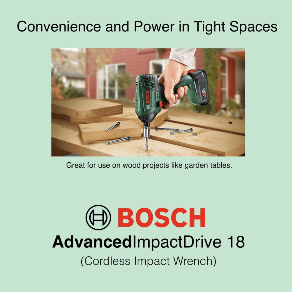 AdvancedImpactDrive 18 - 18V Cordless Impact Wrench - Convenience and Power in Tight Spaces