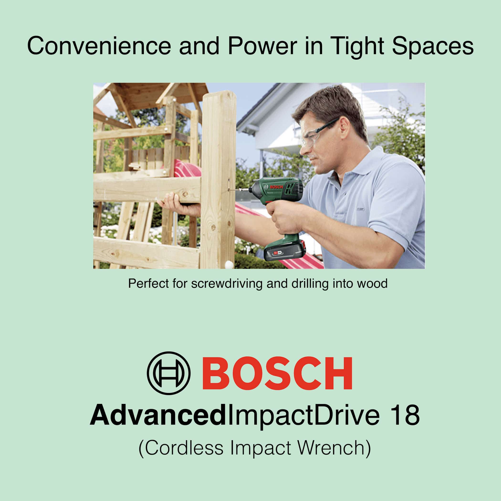 AdvancedImpactDrive 18 - 18V Cordless Impact Wrench - Convenience and Power in Tight Spaces