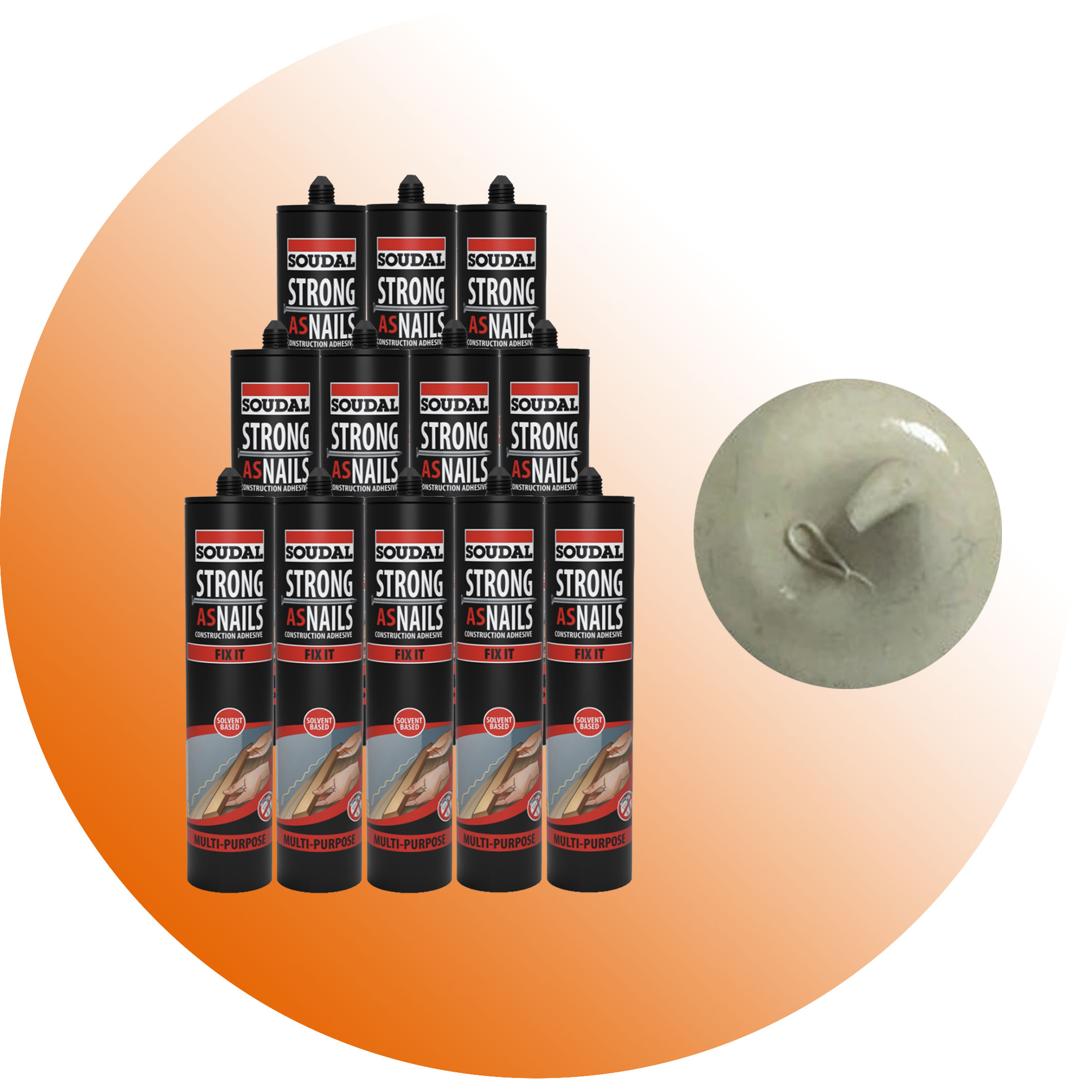 Soudal Strong As Nails Fix It - 12-Pack Variation Image