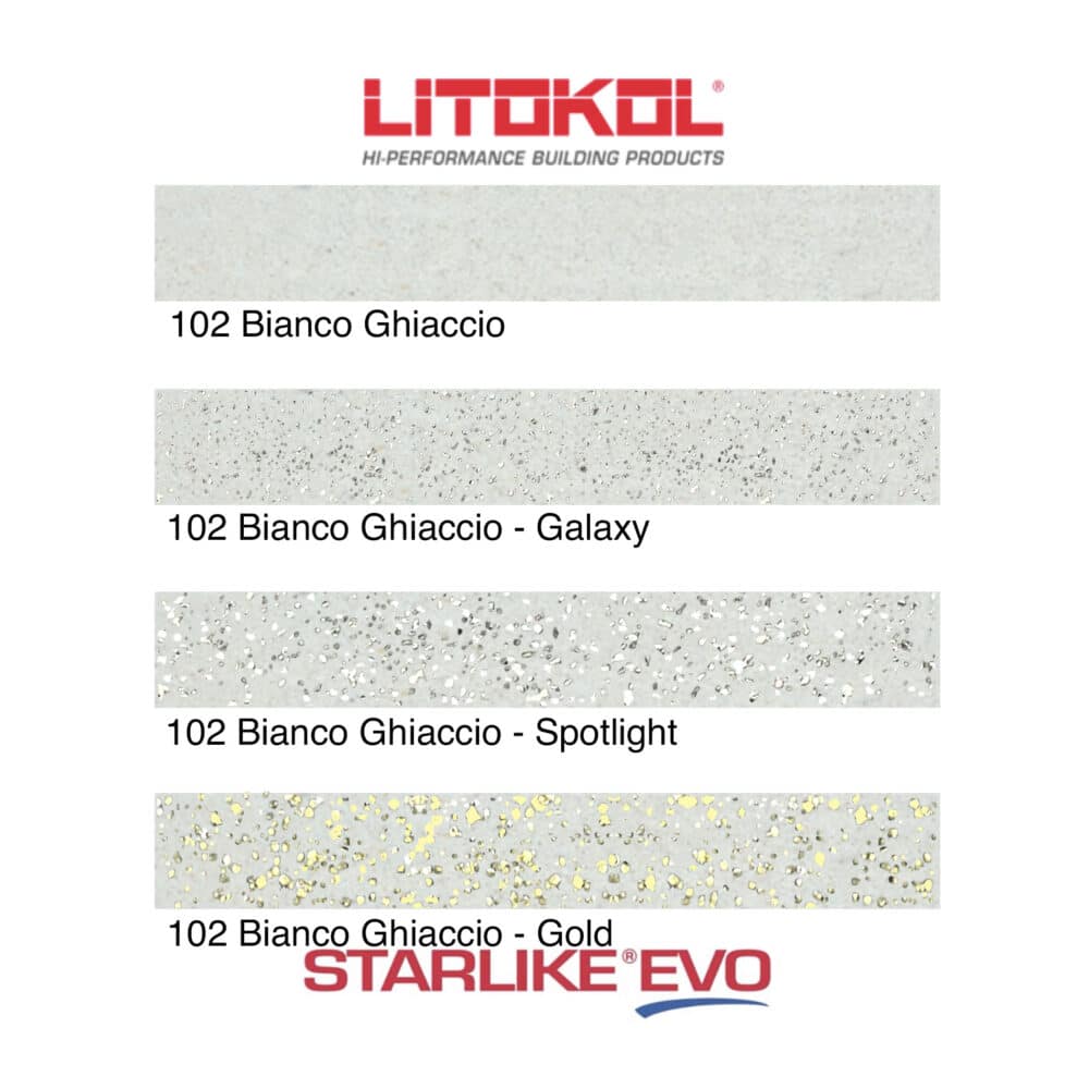 Starlike EVO Epoxy Grout 102 Bianco Ghiaccio - Range Gallery Image