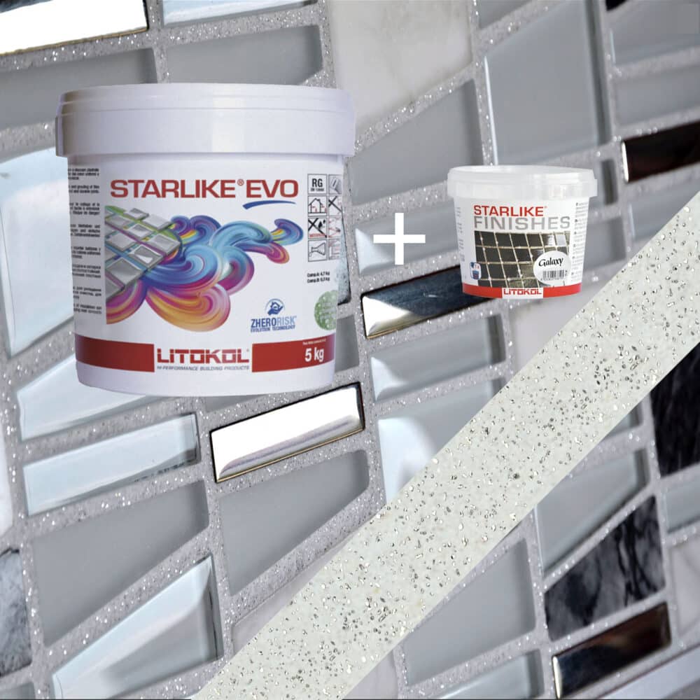 Starlike EVO Epoxy Grout 102 Bianco Ghiaccio Galaxy - 5kg Variation Image