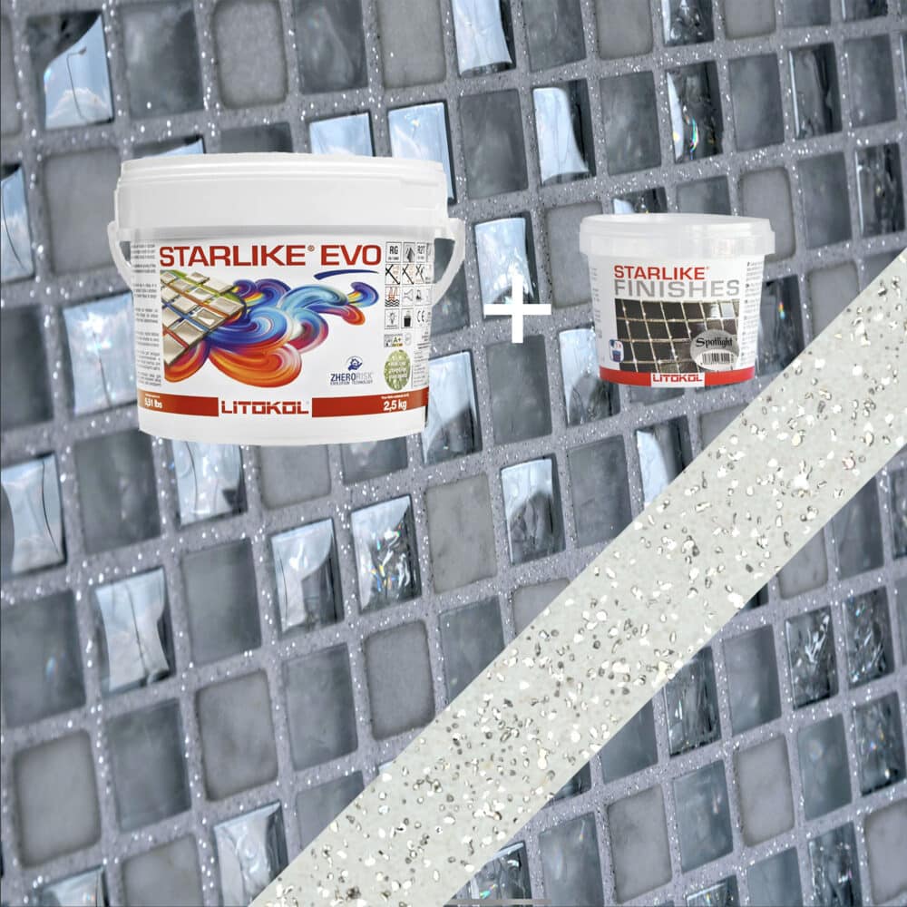 Starlike EVO Epoxy Grout 102 Bianco Ghiaccio Spotlight - 2.5kg Variation Image