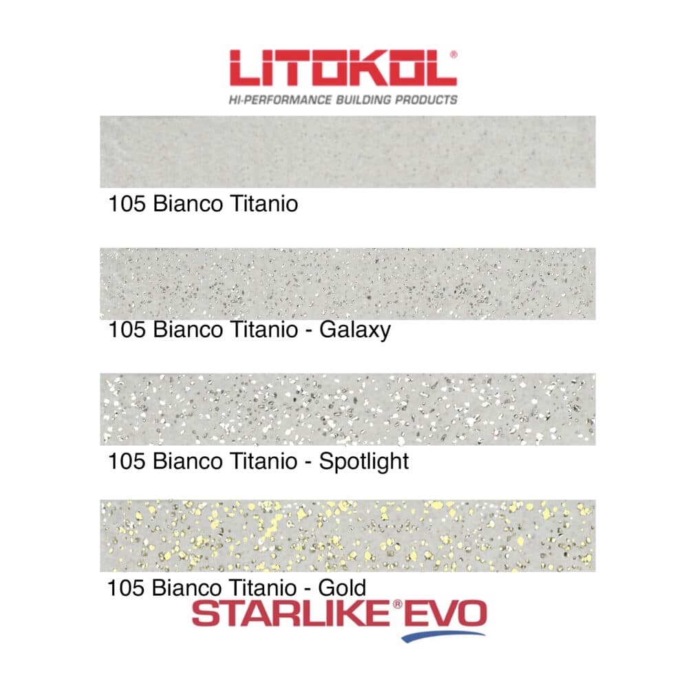 Starlike EVO Epoxy Grout 105 Bianco Titanio - Product Range Image