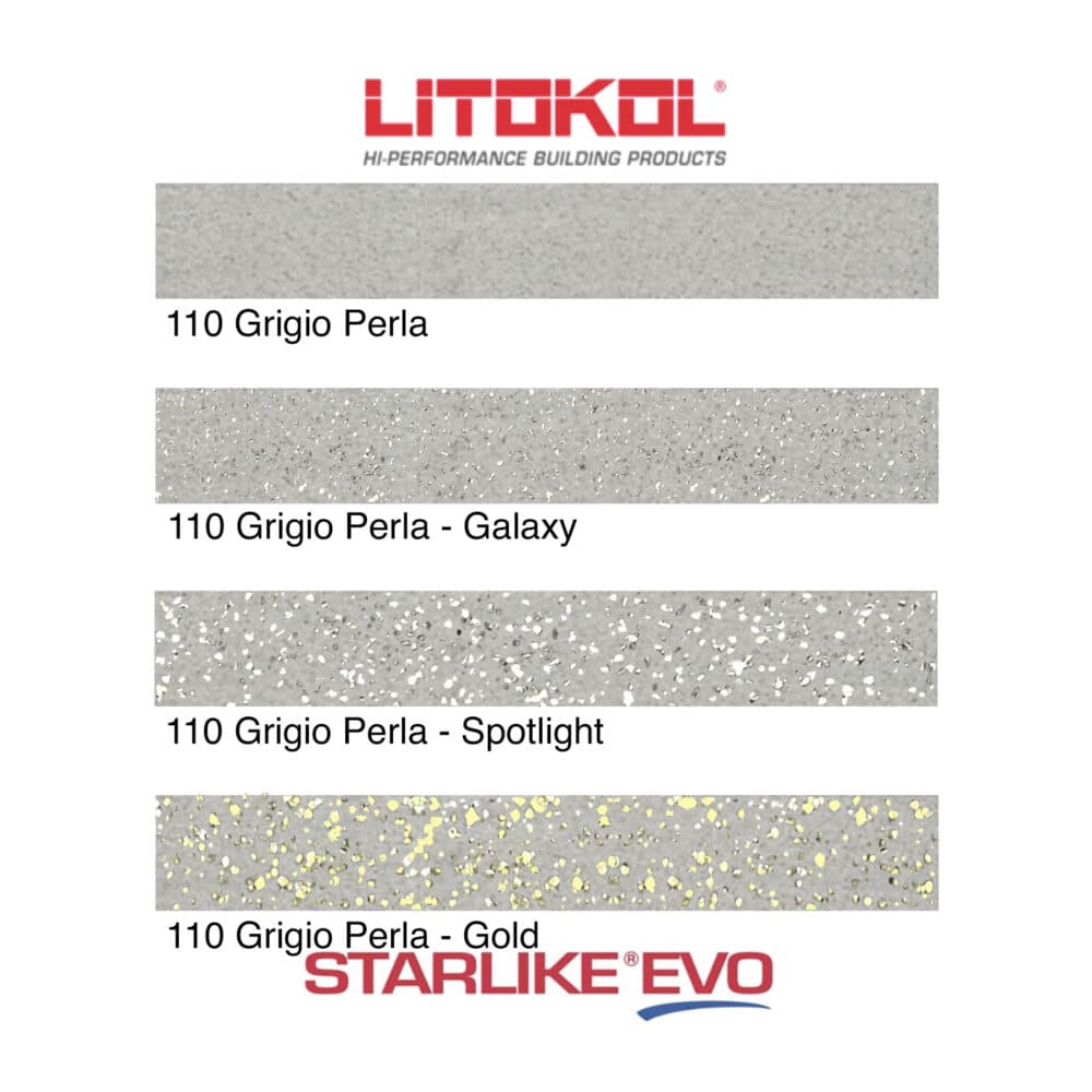 Starlike EVO Epoxy Grout 110 Grigio Perla - Product Range Image