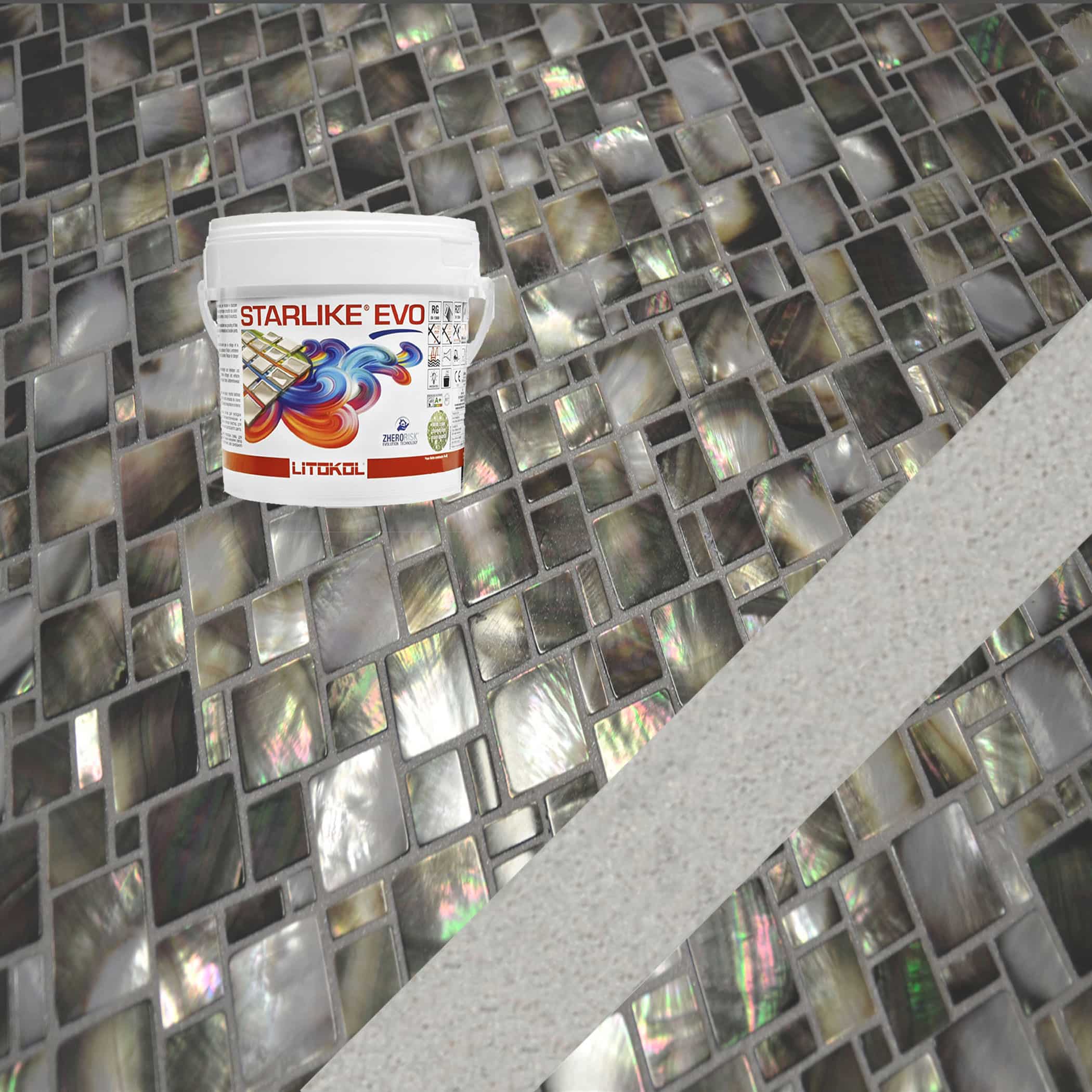 Starlike EVO Epoxy Grout 110 Grigio Perla - 1.0 kg Variation Image