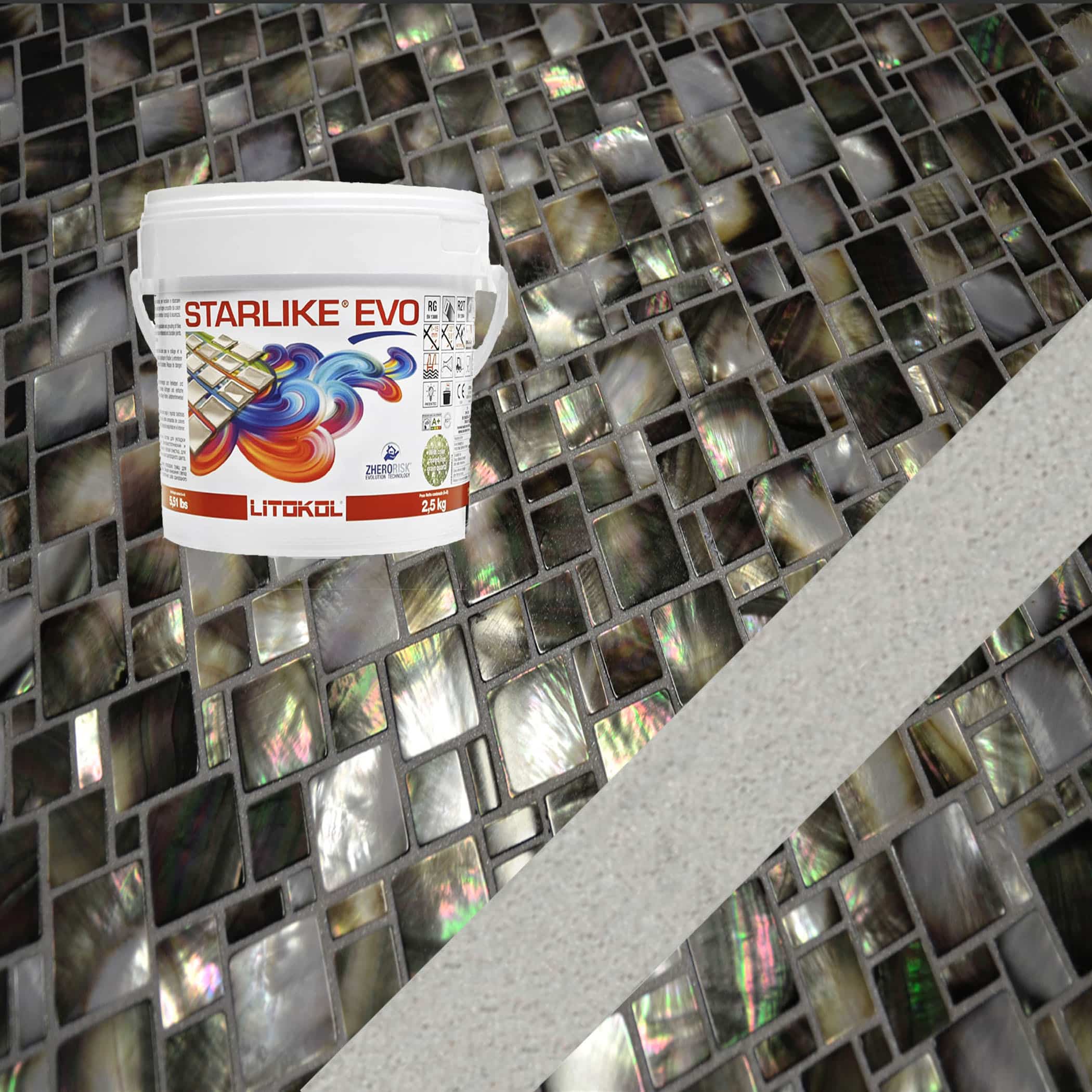 Starlike EVO Epoxy Grout 110 Grigio Perla - 2.5 kg Variation Image