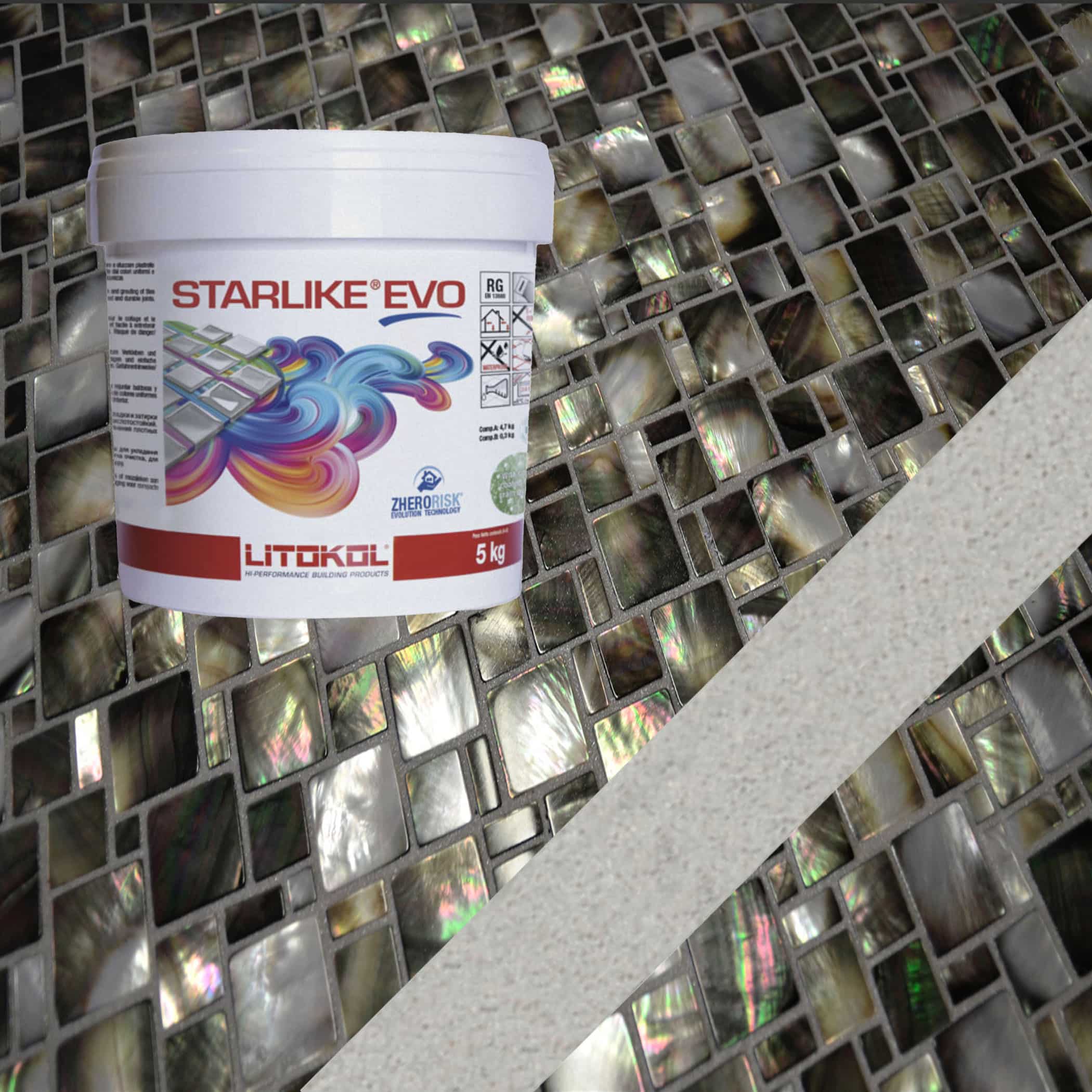 Starlike EVO Epoxy Grout 110 Grigio Perla - 5 kg Variation Image