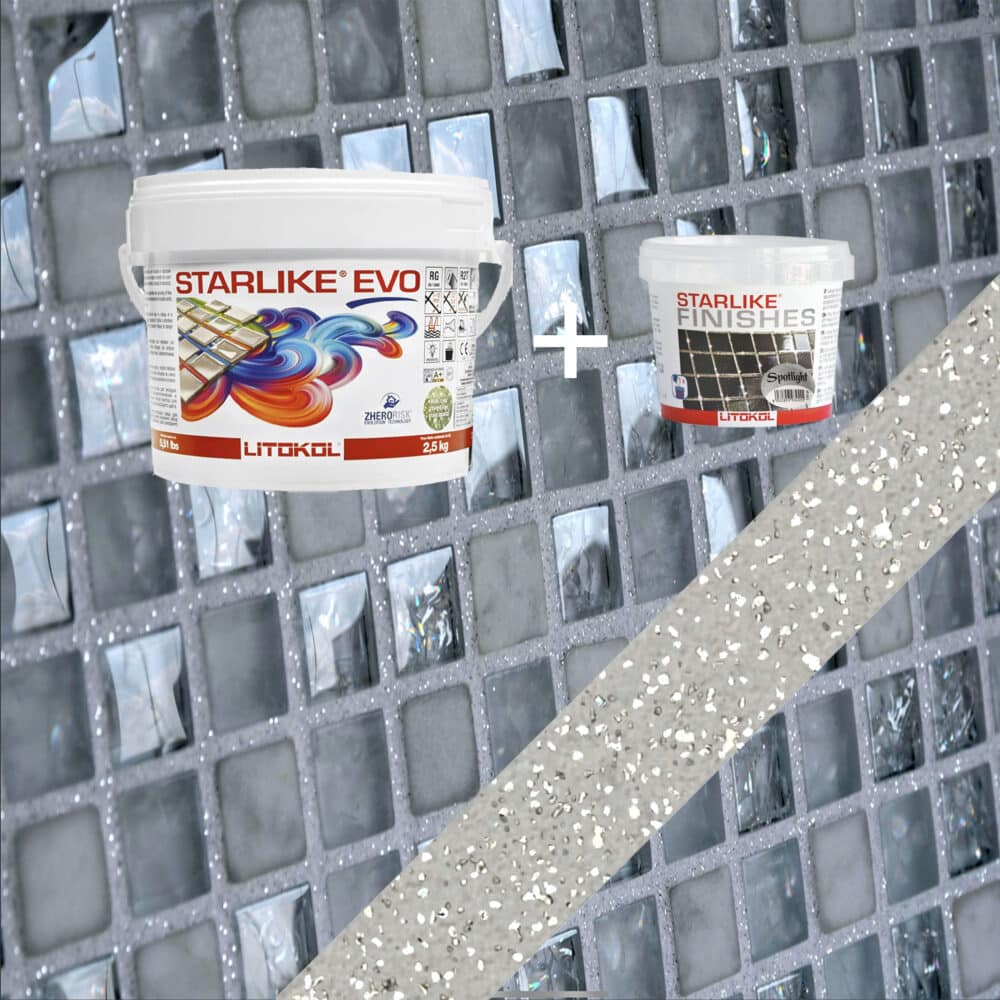 Starlike EVO Epoxy Grout 110 Grigio Perla Spotlight - 2.5 kg Variation Image