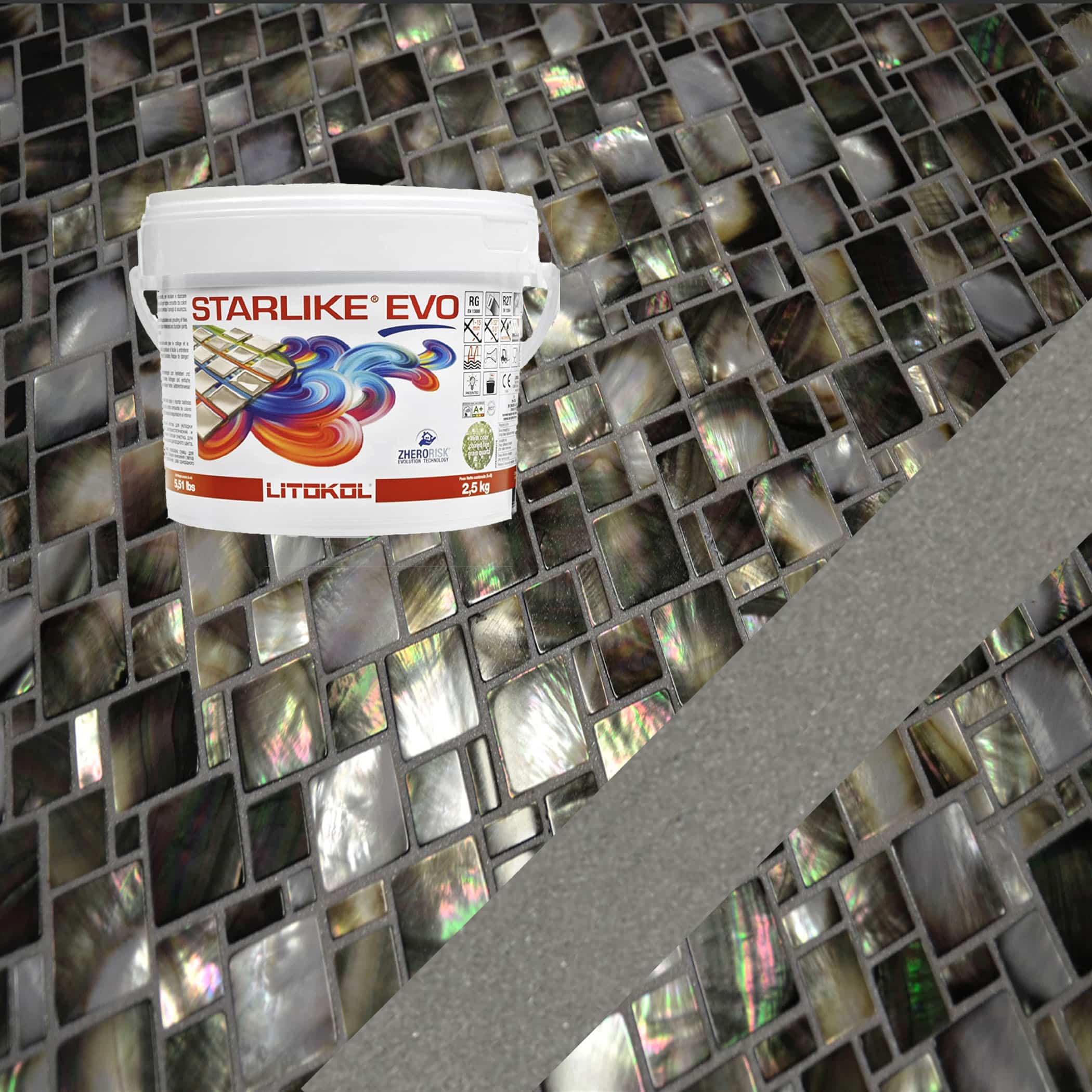 Starlike EVO Epoxy Grout 115 Grigio Seta - 2.5 kg Variation Image