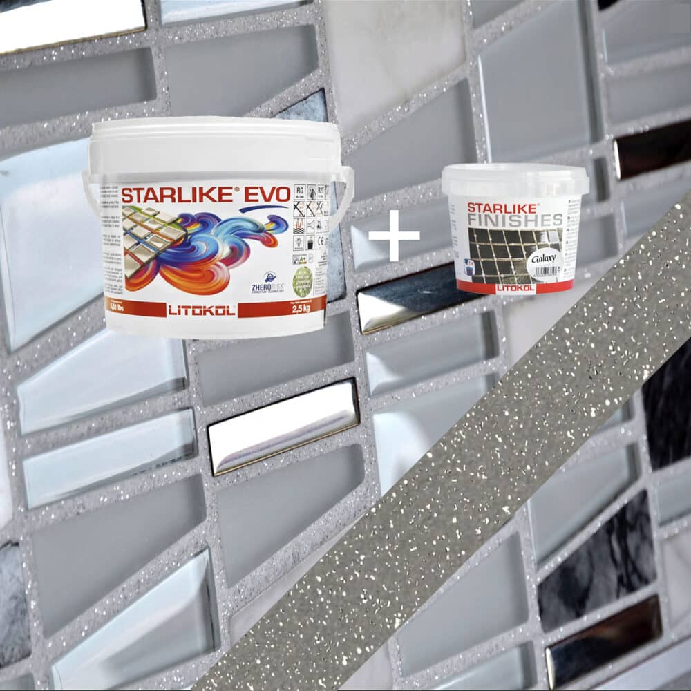 Starlike EVO Epoxy Grout 115 Grigio Seta Galaxy - 2.5 kg Variation Image