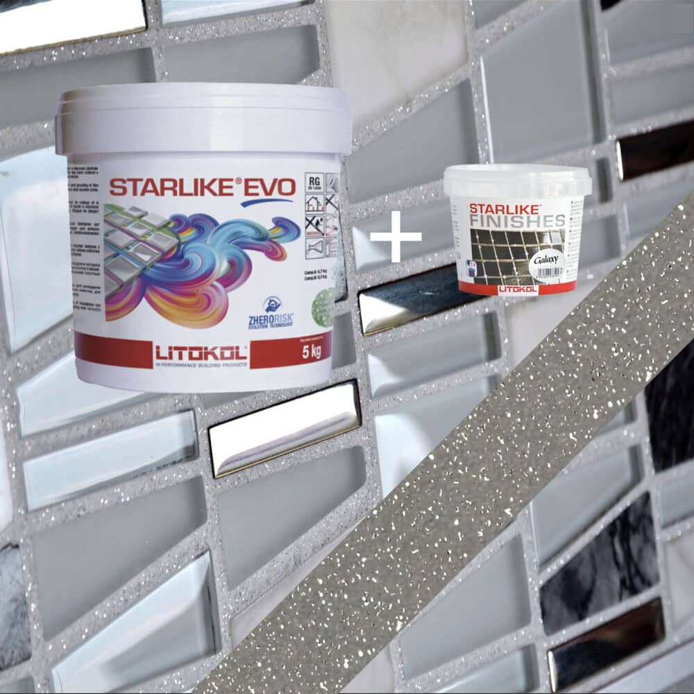 Starlike EVO Epoxy Grout 115 Grigio Seta Galaxy - 5 kg Variation Image