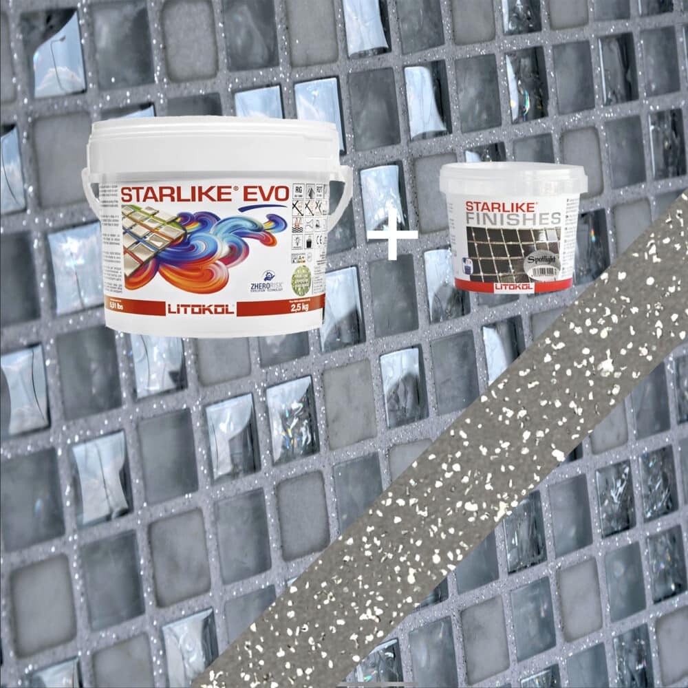 Starlike EVO Epoxy Grout 115 Grigio Seta Spotlight - 2.5 kg Variation Image
