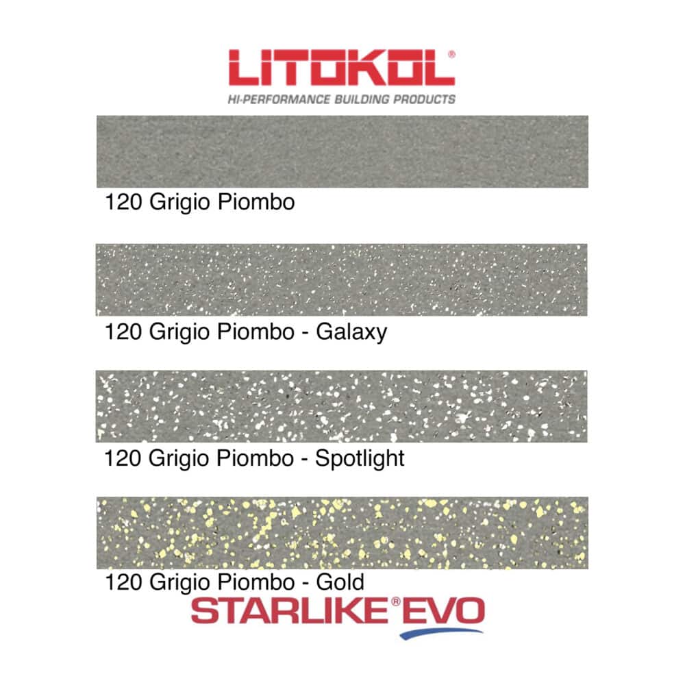 Starlike EVO Epoxy Grout 120 Grigio Piombo - Product Range Image