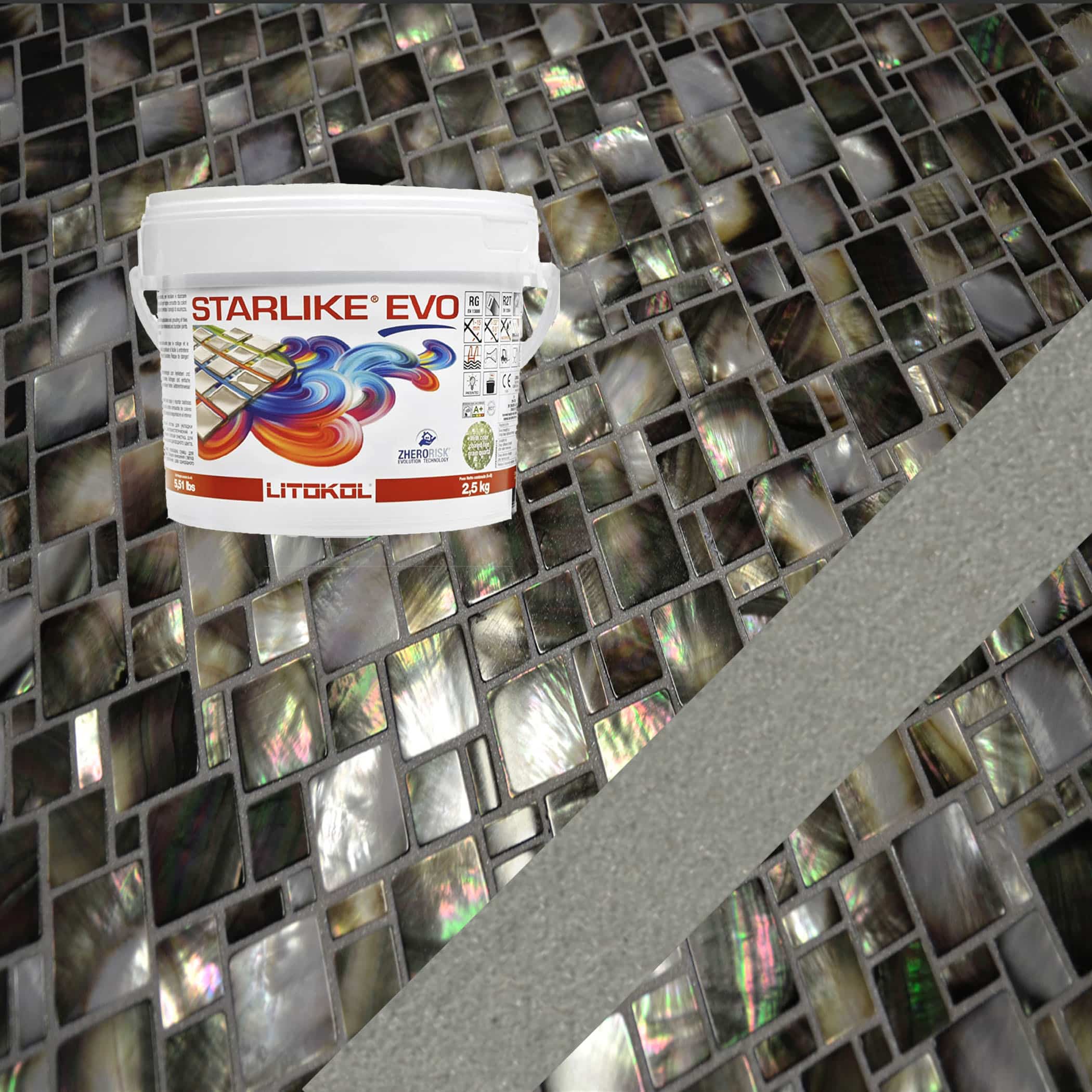 Starlike EVO Epoxy Grout 120 Grigio Piombo - 2.5 kg Variation Image