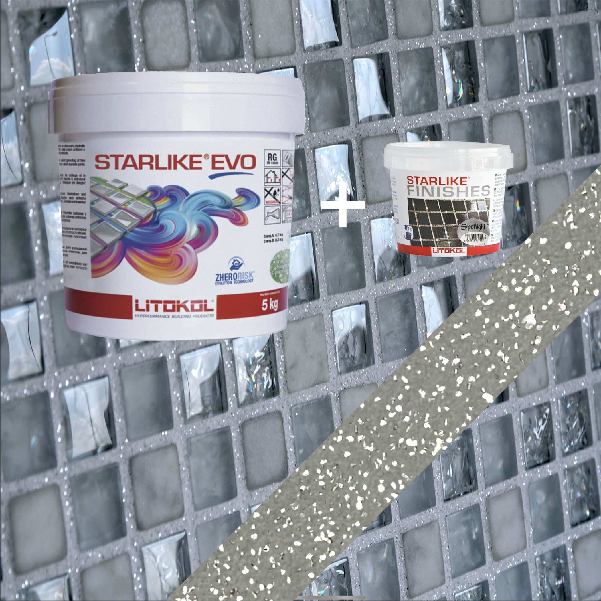 Starlike EVO Epoxy Grout 120 Grigio Piombo Spotlight - 5 kg Variation Image