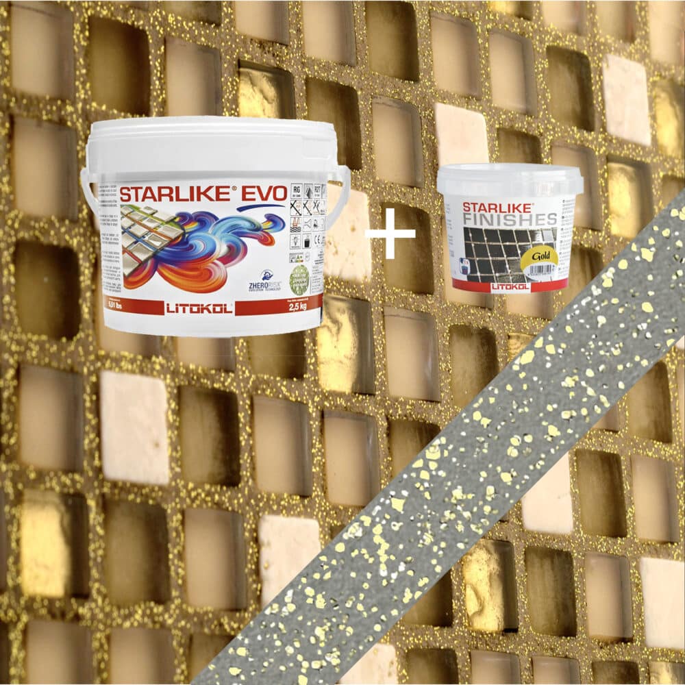 Starlike EVO Epoxy Grout 120 Grigio Piombo Gold - 2.5 kg Variation Image