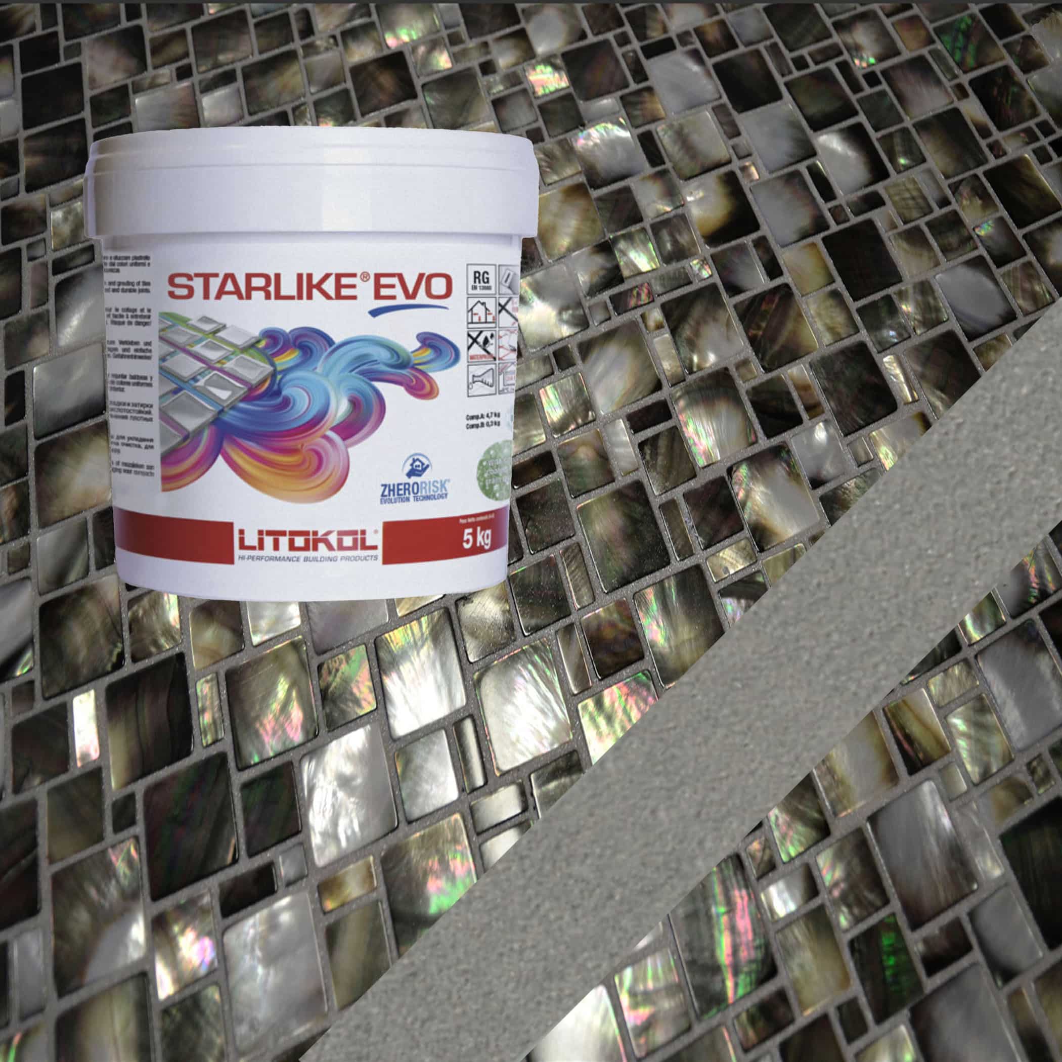 Starlike EVO Epoxy Grout 125 Grigio Cemento - 5kg Variation Image
