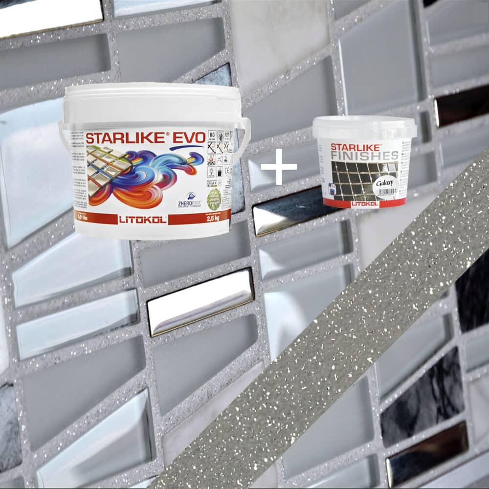 Starlike EVO Epoxy Grout 125 Grigio Cemento Galaxy - 2.5kg Variation Image