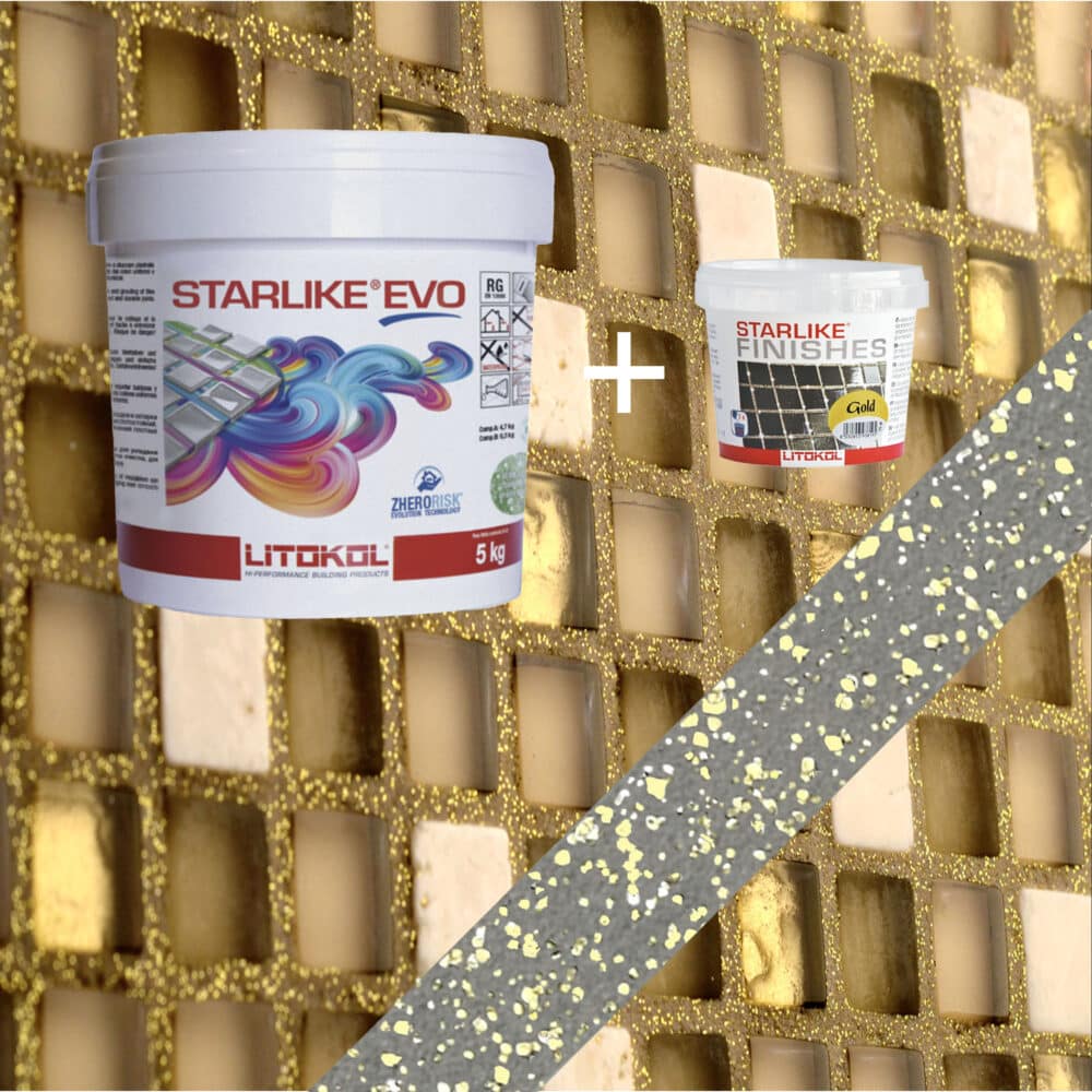Starlike EVO Epoxy Grout 125 Grigio Cemento Gold - 5kg Variation Image