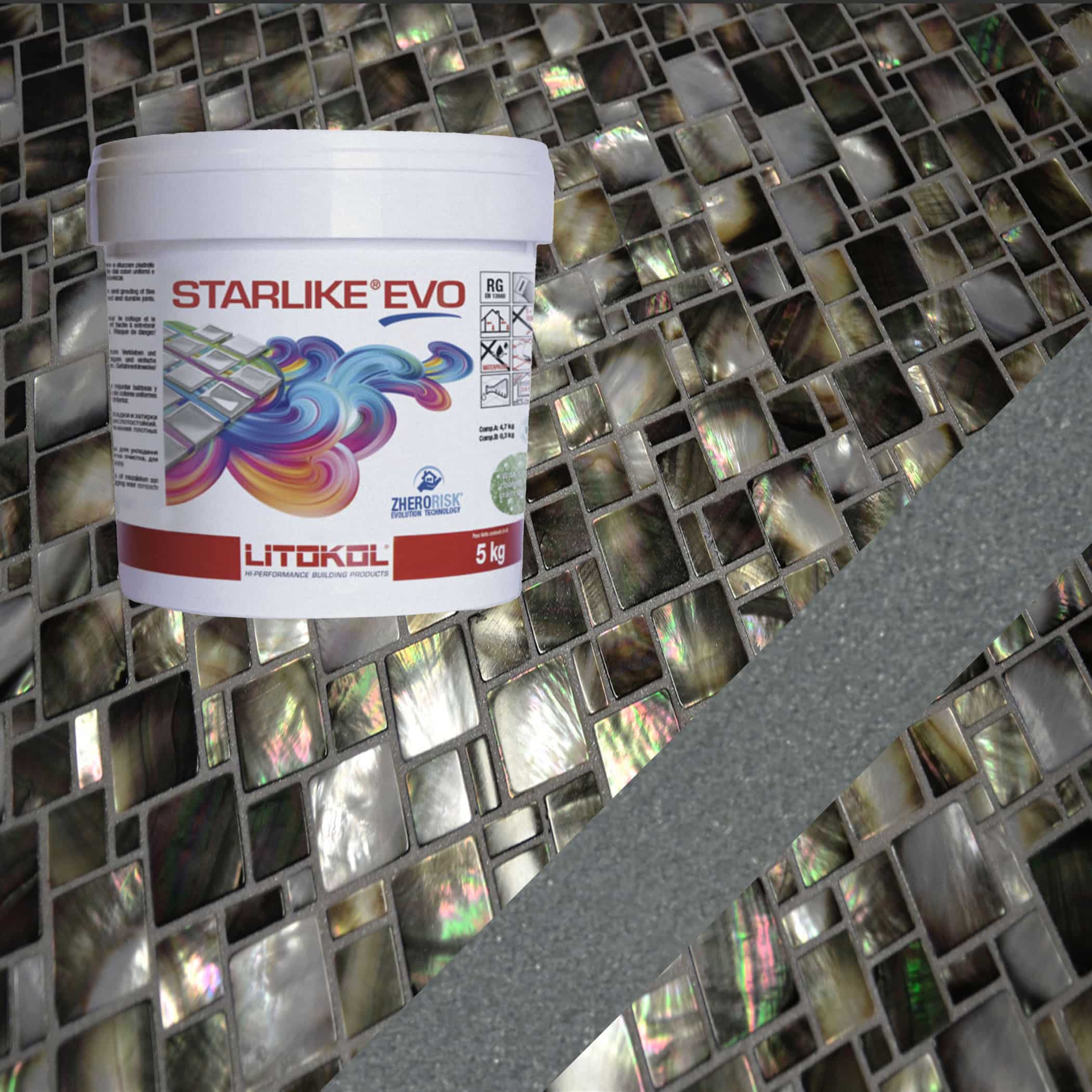 Starlike EVO Epoxy Grout 130 Grigio Ardesia - 5kg Variation Image