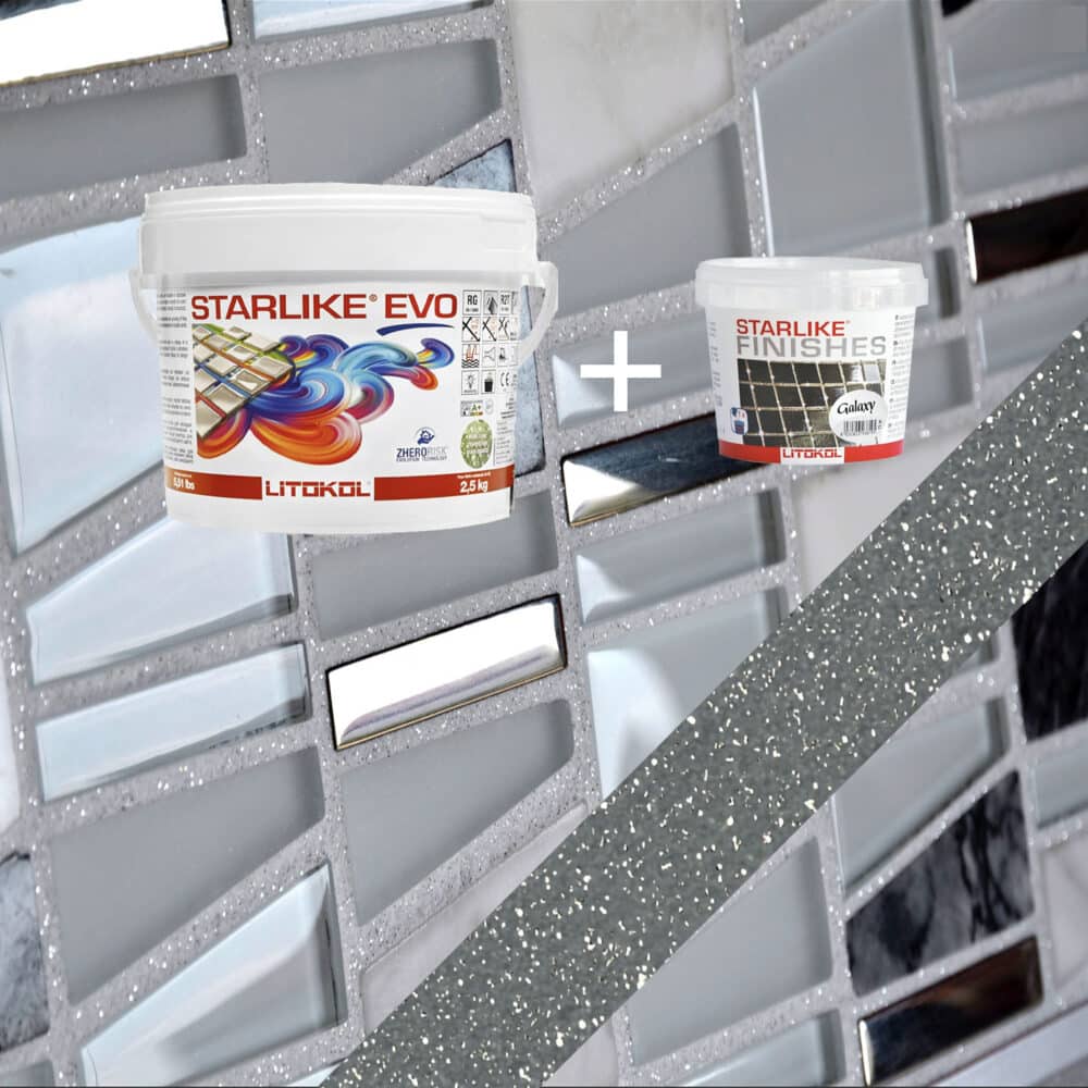 Starlike EVO Epoxy Grout 130 Grigio Ardesia Galaxy - 2.5kg Variation Image