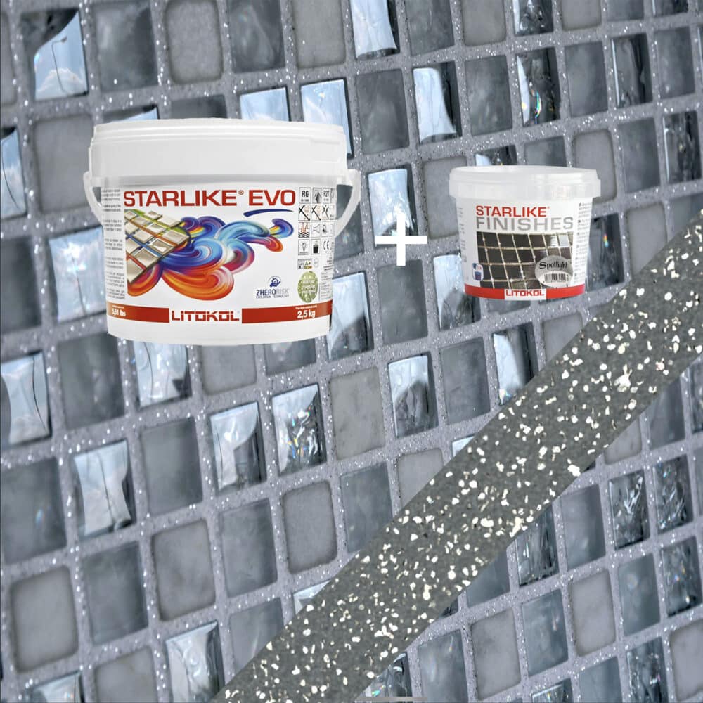 Starlike EVO Epoxy Grout 130 Grigio Ardesia Spotlight - 2.5kg Variation Image