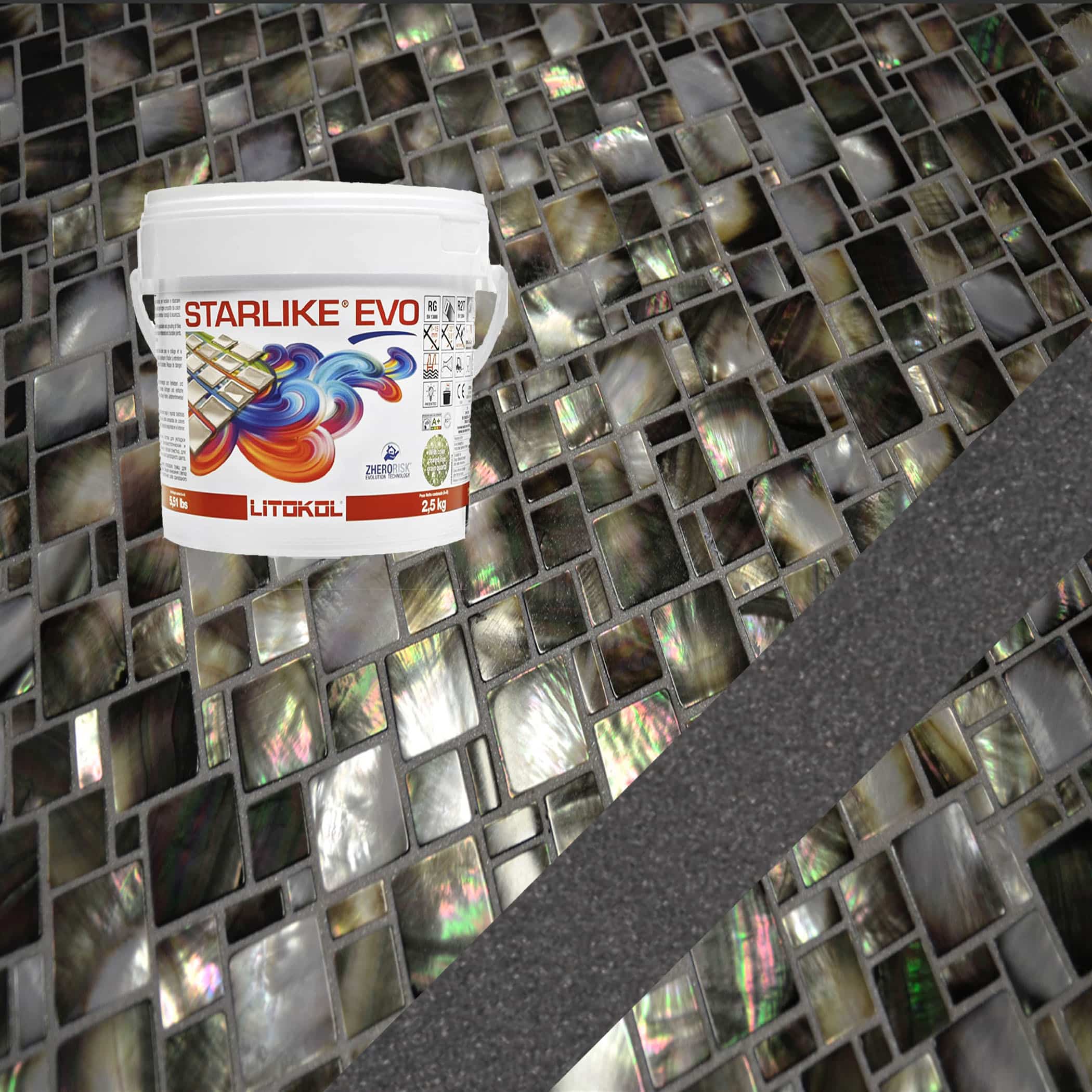 Starlike EVO Epoxy Grout 140 Nero Grafite - 2.5kg Variation Image