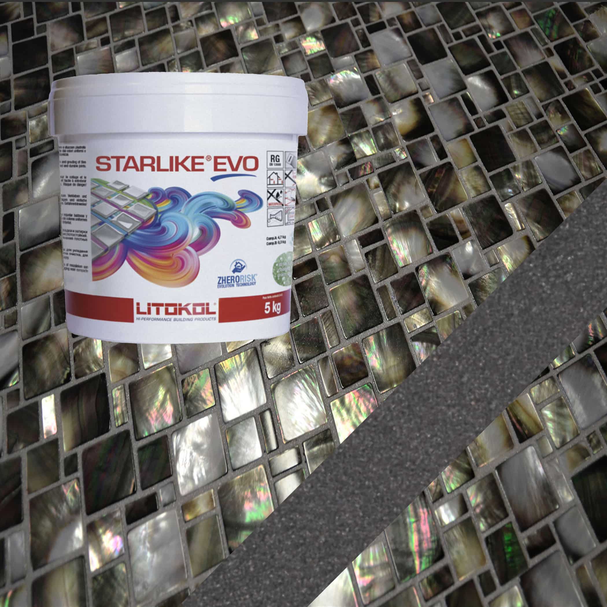 Starlike EVO Epoxy Grout 140 Nero Grafite - 5kg Variation Image