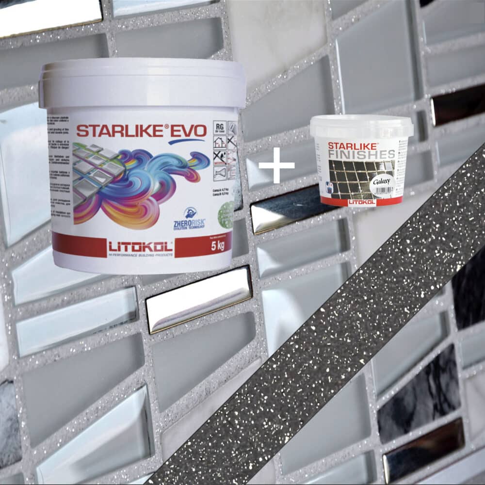 Starlike EVO Epoxy Grout 140 Nero Grafite Galaxy - 5kg Variation Image