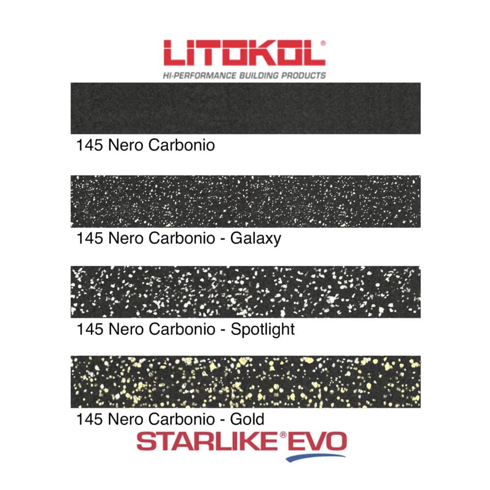 Starlike EVO Epoxy Grout 145 Nero Carbonio - Product Range Image