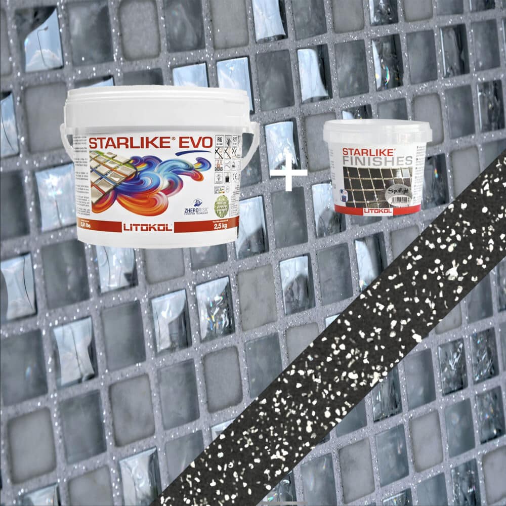 Starlike EVO Epoxy Grout 145 Nero Carbonio Spotlight - 2.5kg Variation Image
