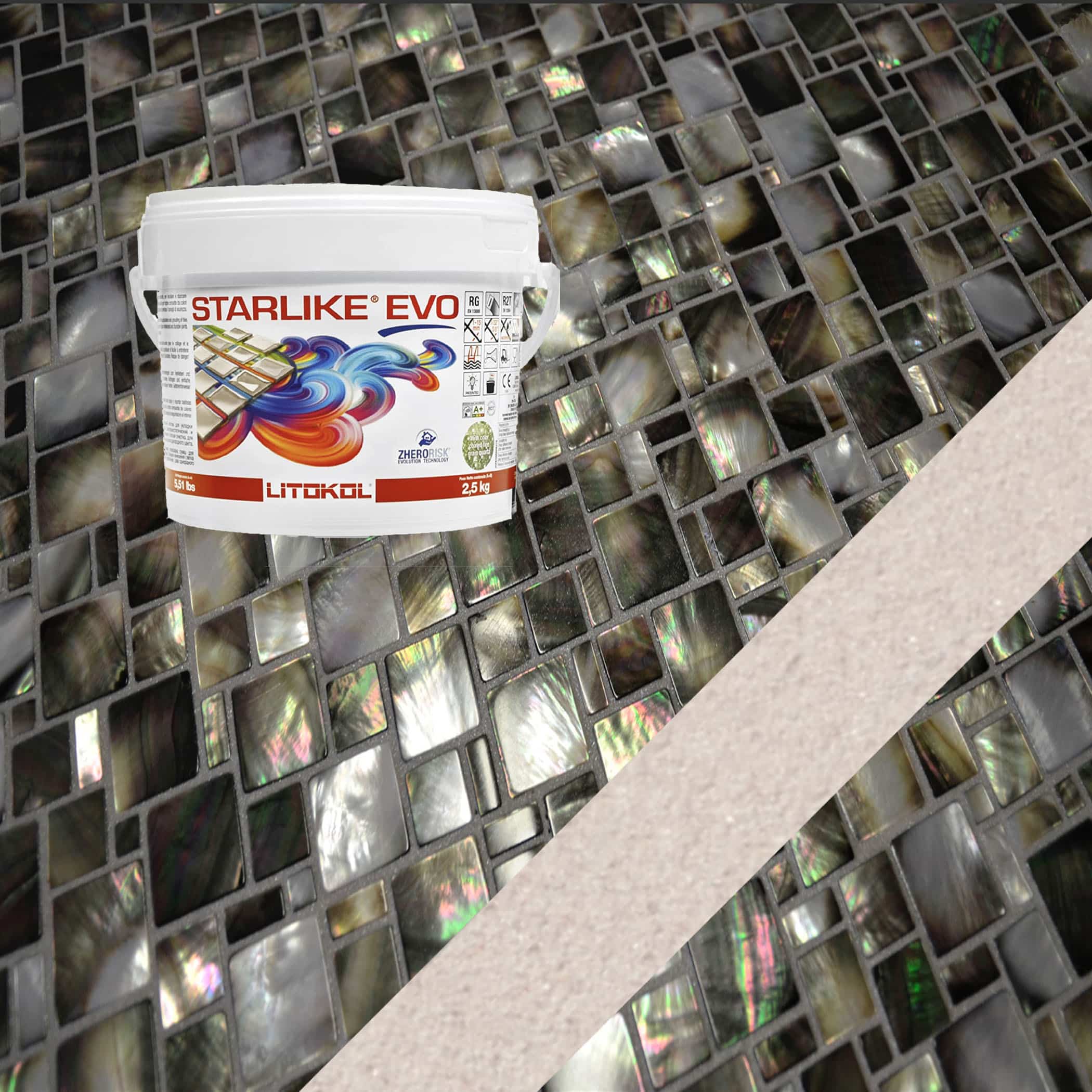 Starlike EVO Epoxy Grout 202 Naturale - 2.5kg Variation Image