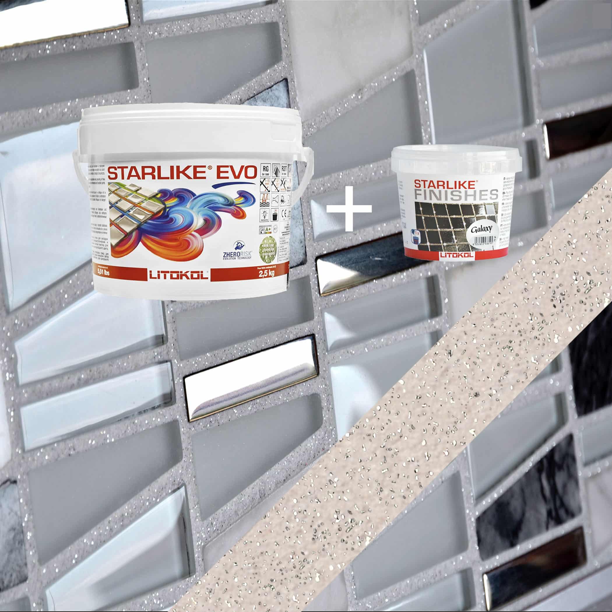 Starlike EVO Epoxy Grout 202 Naturale Galaxy - 2.5kg Variation Image