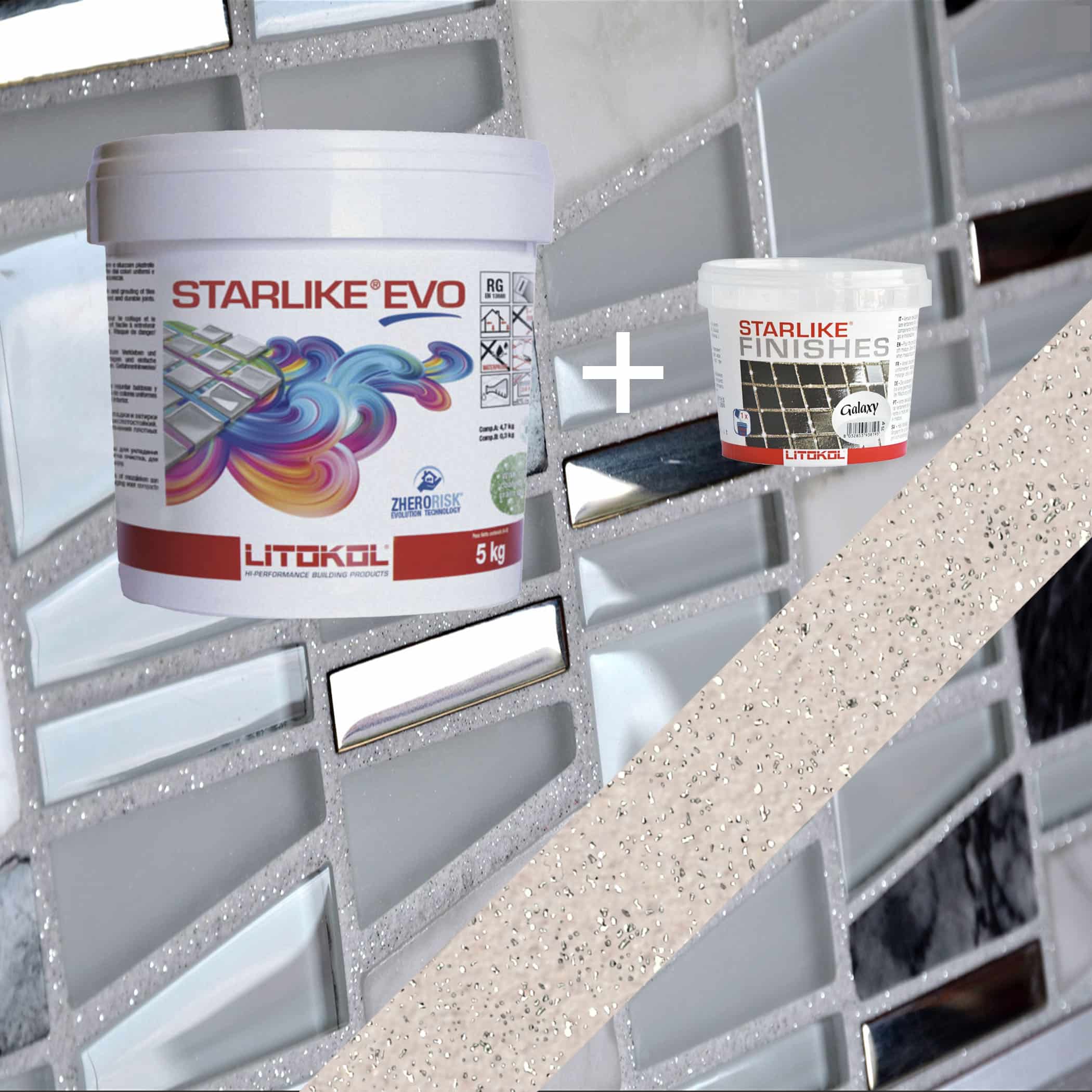 Starlike EVO Epoxy Grout 202 Naturale Galaxy - 5kg Variation Image