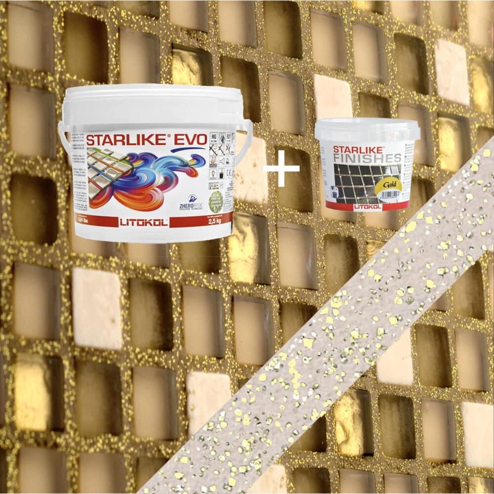 Starlike EVO Epoxy Grout 202 Naturale Gold - 2.5kg Variation Image