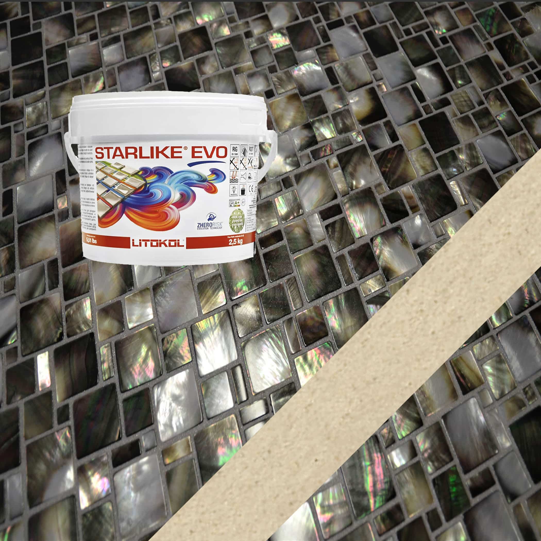 Starlike EVO Epoxy Grout 208 Sabbia - 2.5kg Variation Image