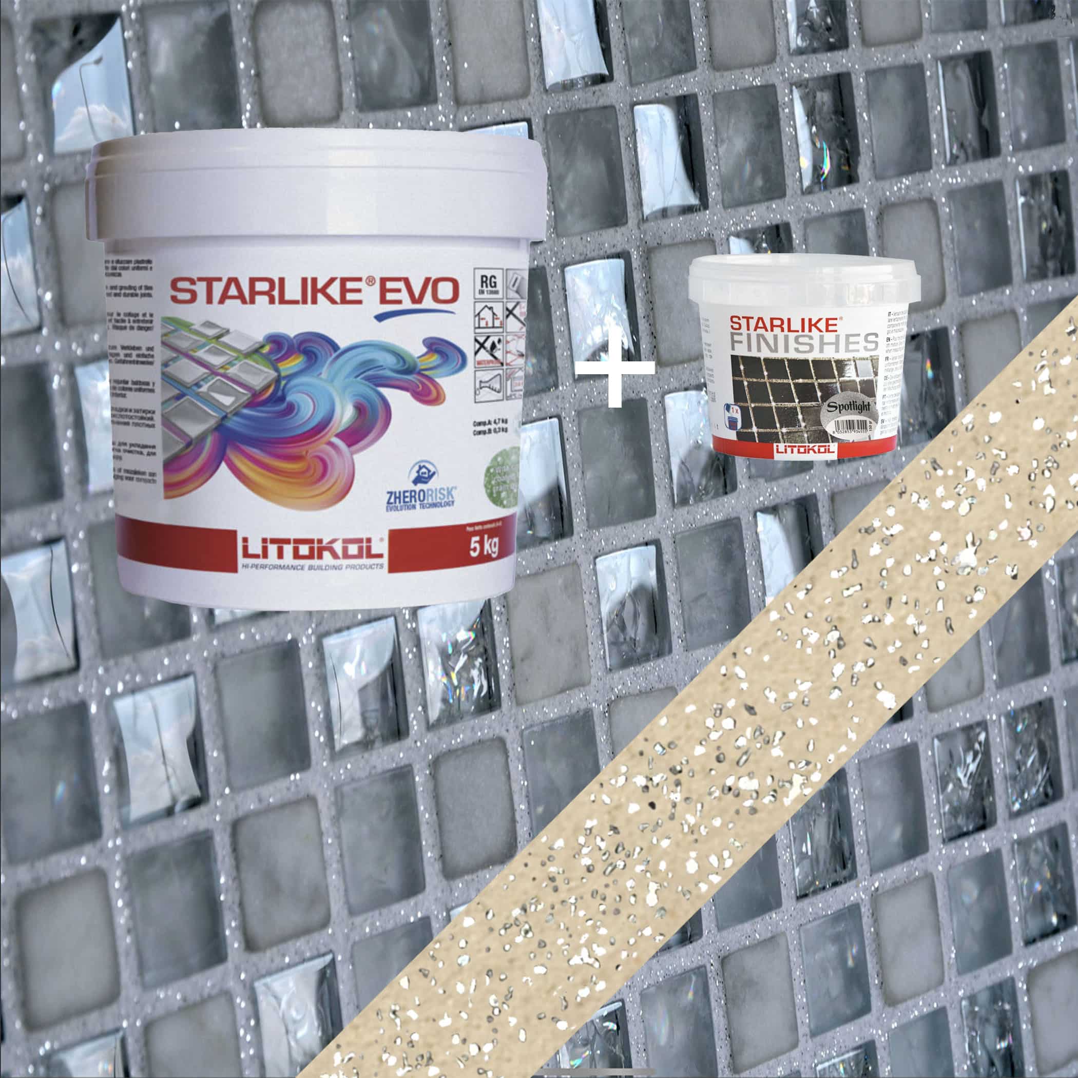 Starlike EVO Epoxy Grout 208 Sabbia Spotlight - 5kg Variation Image