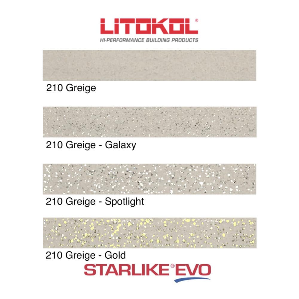 Starlike EVO Epoxy Grout 210 Greige - Product Range Image
