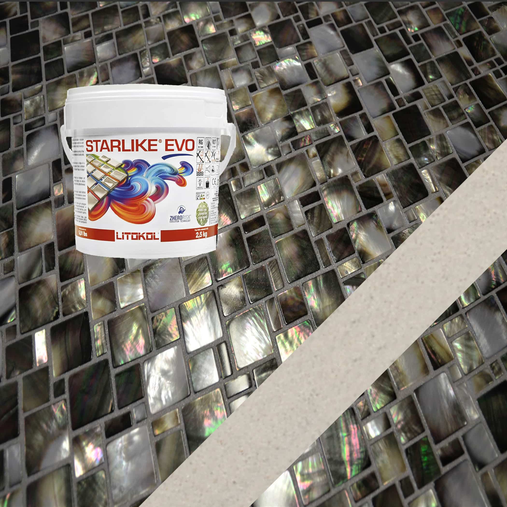 Starlike EVO Epoxy Grout 210 Greige - 2.5kg Variation Image