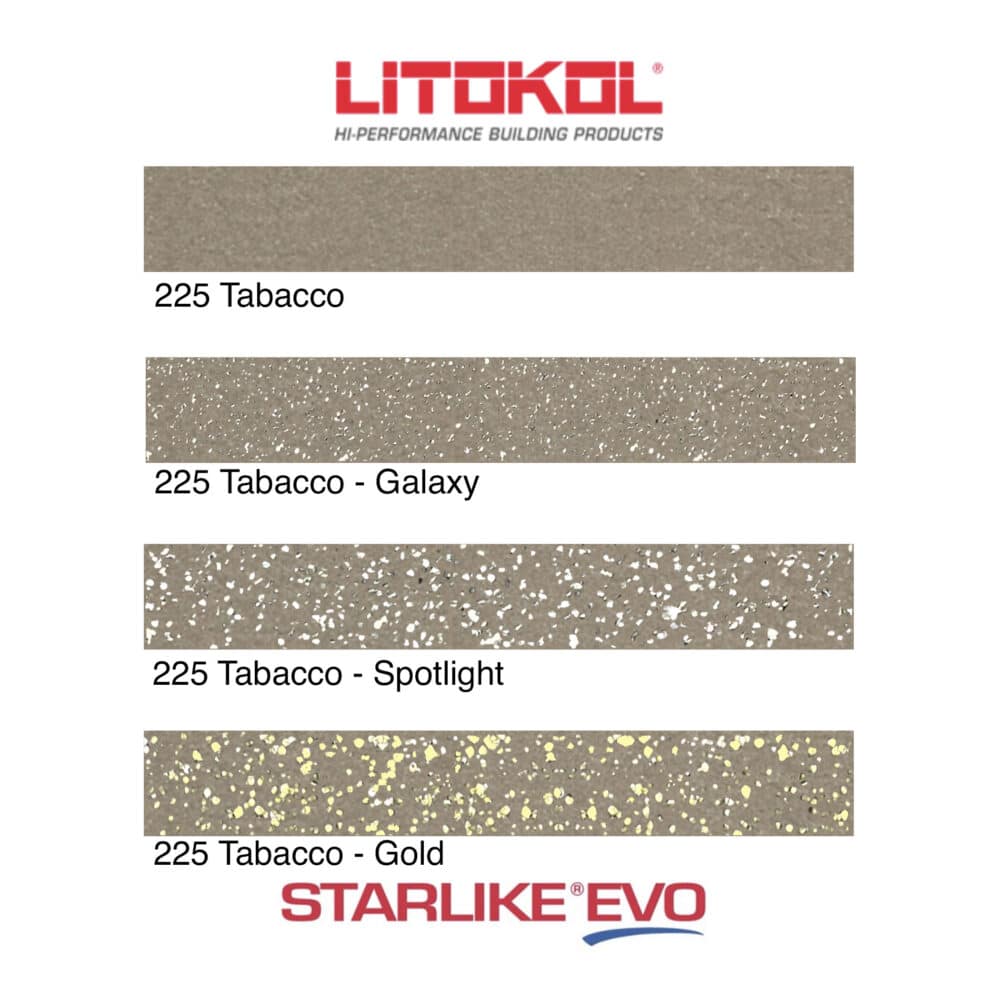 Starlike EVO Epoxy Grout 225 Tabacco - Product Range Image
