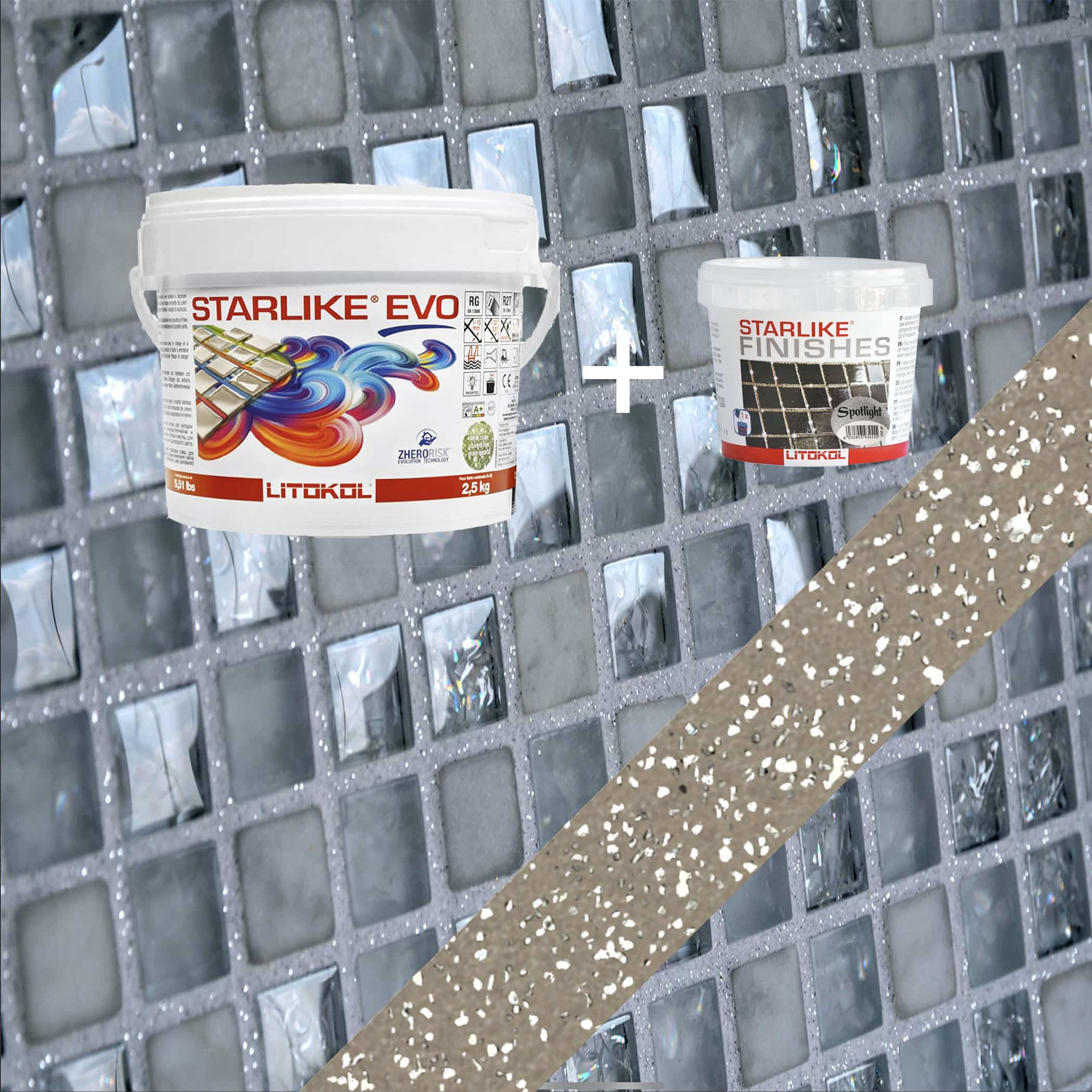 Starlike EVO Epoxy Grout 225 Tabacco Spotlight - 2.5kg Variation Image