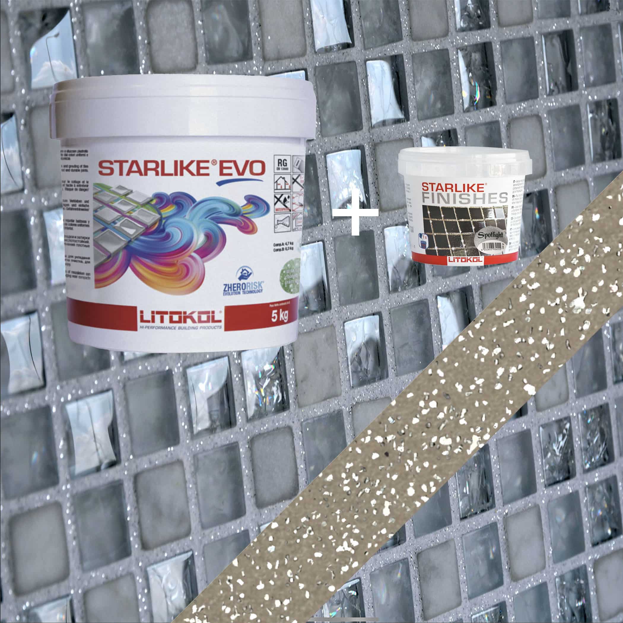 Starlike EVO Epoxy Grout 225 Tabacco Spotlight - 5kg Variation Image