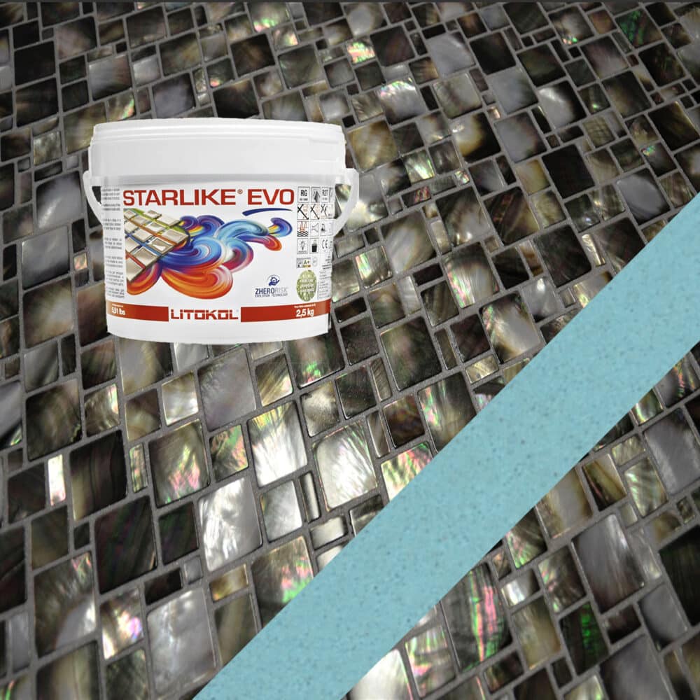 Starlike EVO Epoxy Grout 320 Azzurro Caraibi - 2.5kg Variation Image