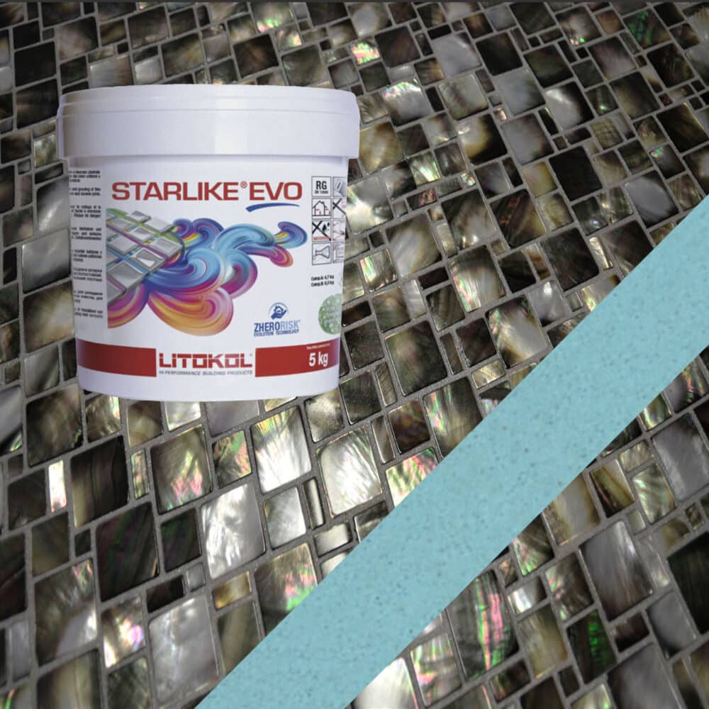 Starlike EVO Epoxy Grout 320 Azzurro Caraibi - 5kg Variation Image